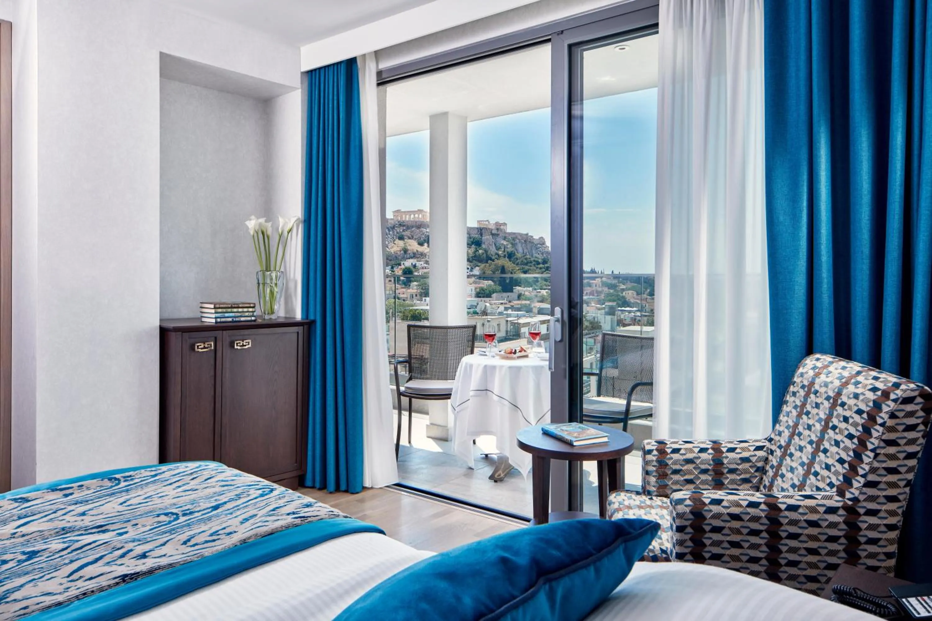 Deluxe Double Room with Acropolis View in Electra Metropolis
