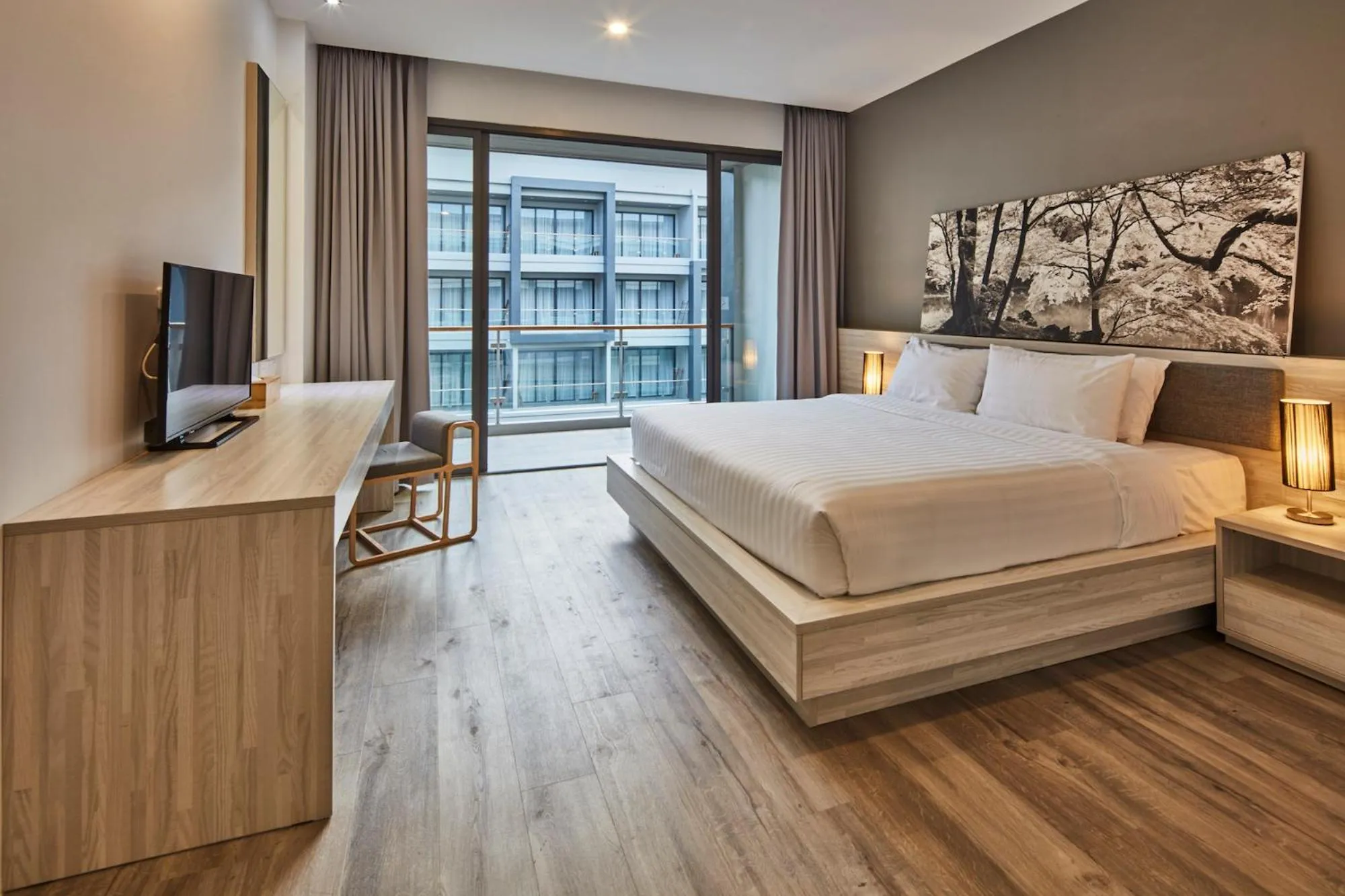 Cozy Standard King Garden View in Serenity Hotel and Spa Kabinburi