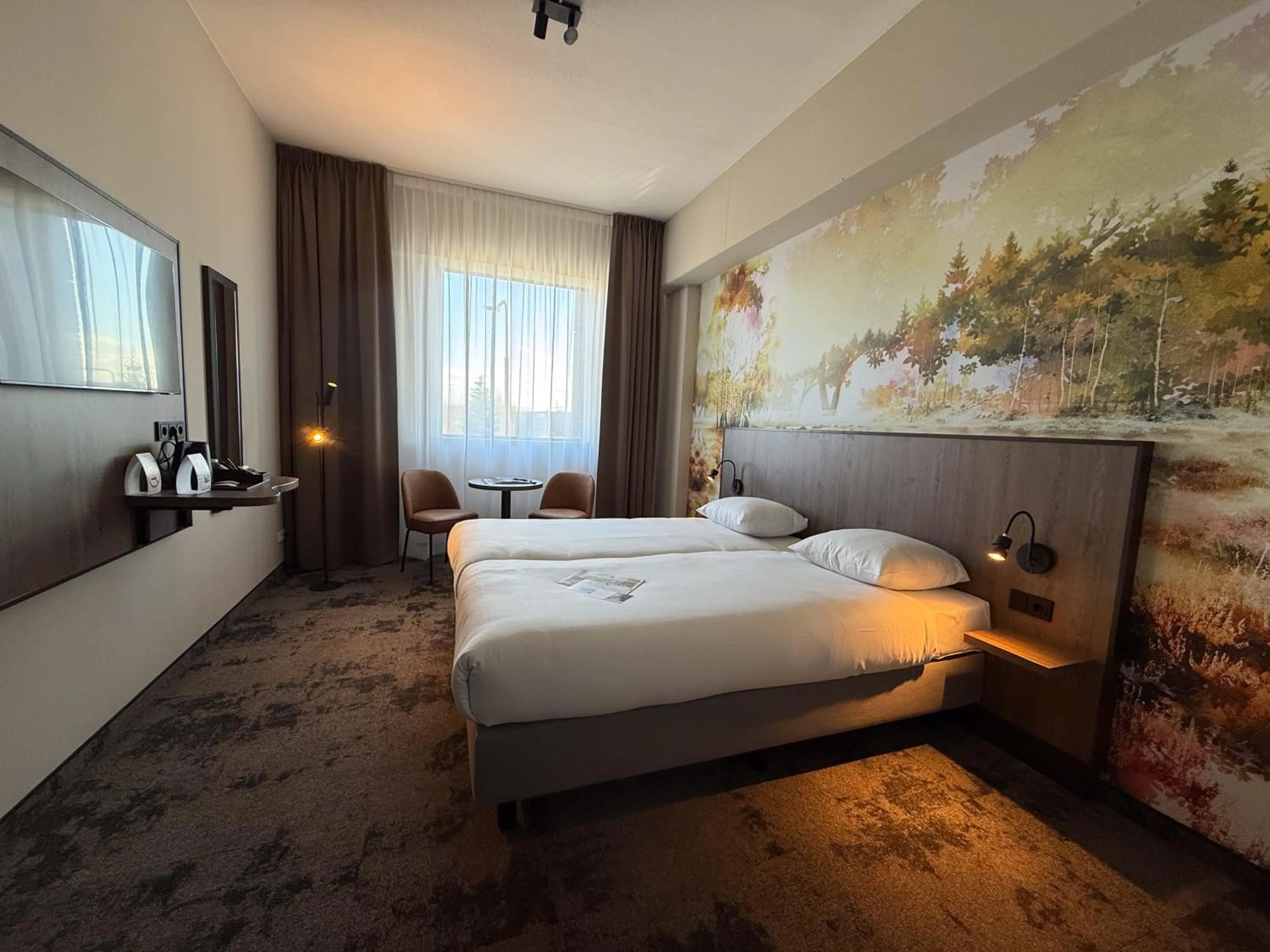 Deluxe Twin Room in Fletcher Hotel-Restaurant Parkstad- Zuid Limburg