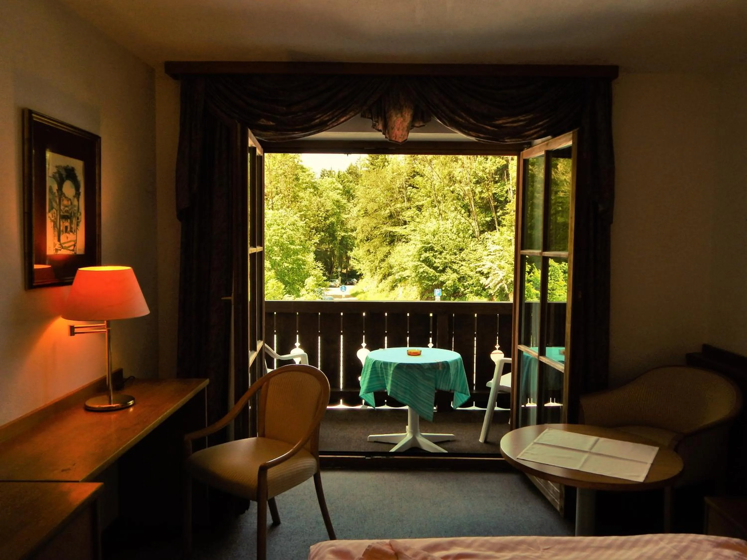 Quadruple Room with Mountain View in Hotel Königsseer Hof