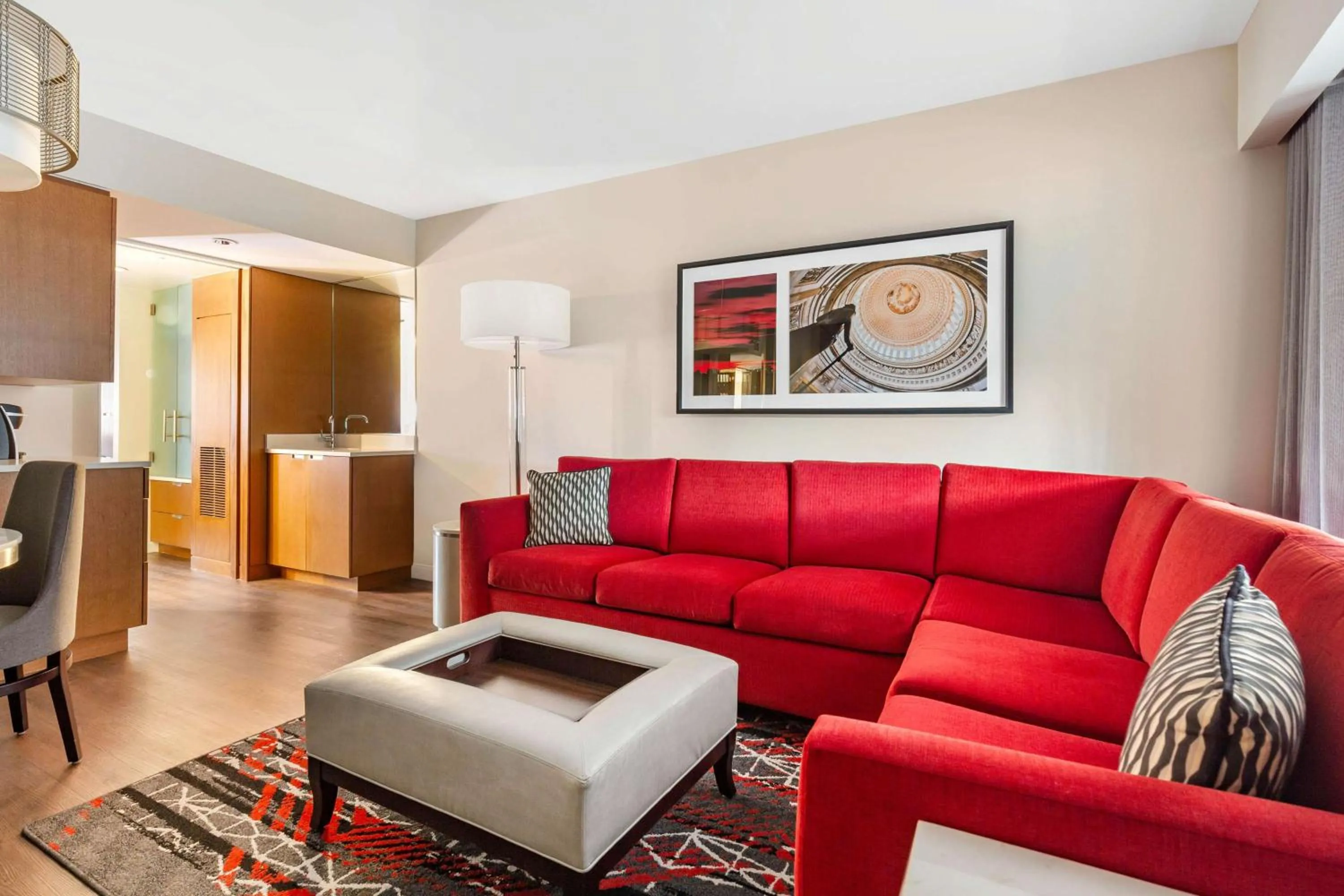 One-Bedroom King Suite with Sofa Bed in Hilton Club The District Washington DC