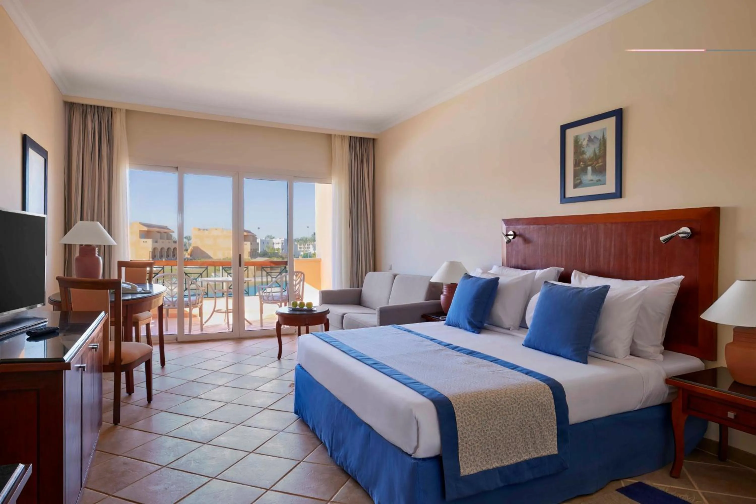 Superior Premium, Queen or Twin Bed, Pool View in JAZ Grand Marsa