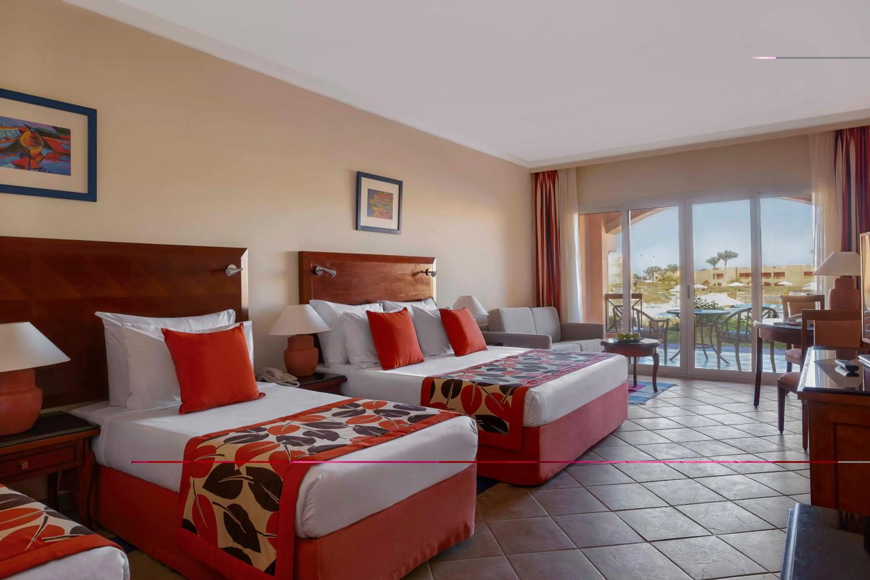 Superior Premium, Queen or Twin Bed, Pool View in JAZ Grand Marsa