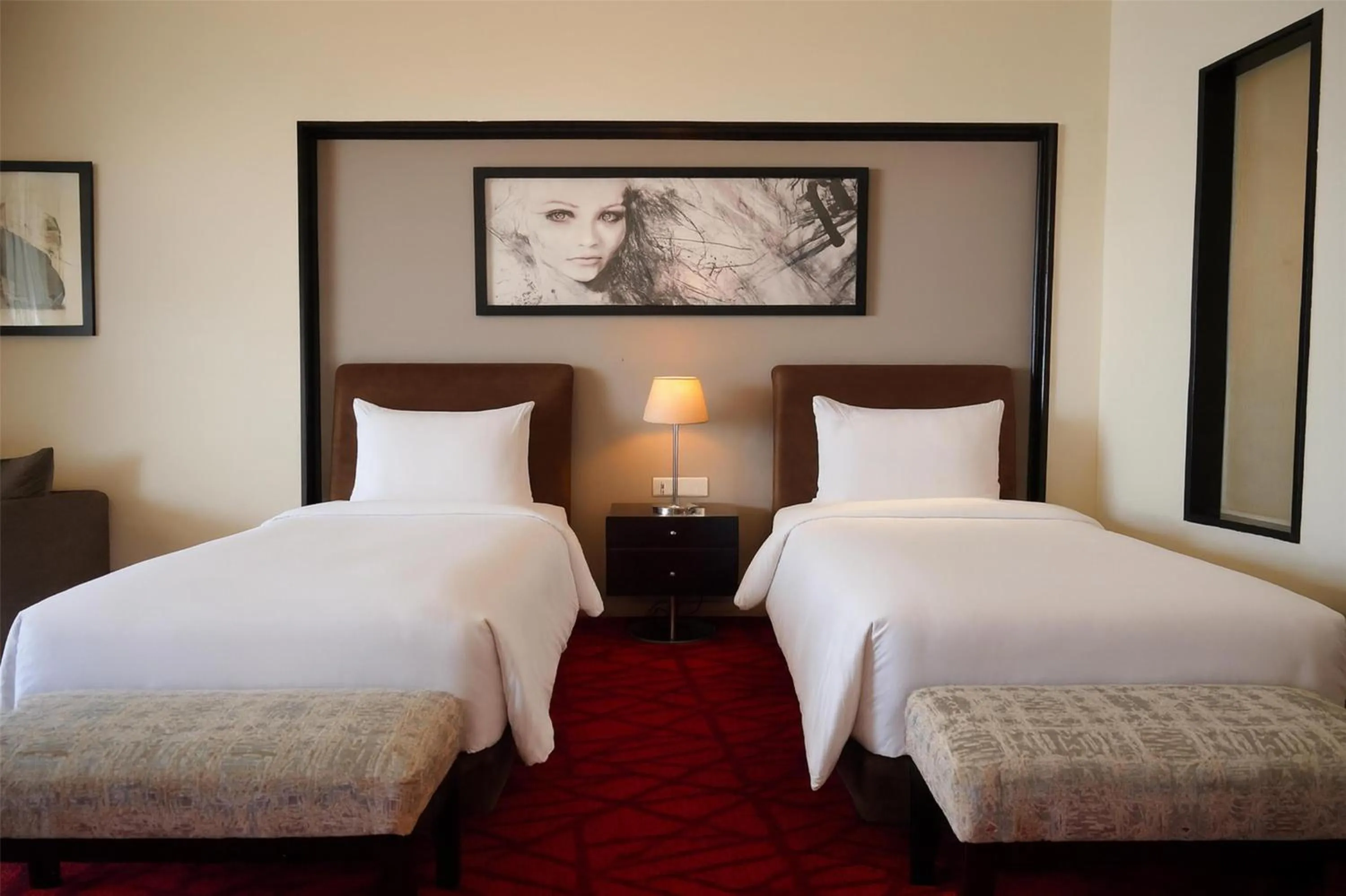 Superior Room with Terrace and Lake View in Radisson Blu Hotel & Convention Center, Alexandria