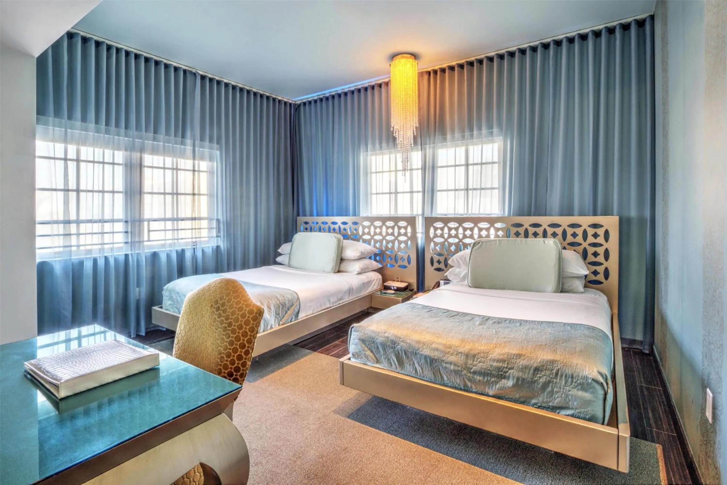 Double Room with Two Double Beds and Roll-In Shower in Dream South Beach, by Hyatt