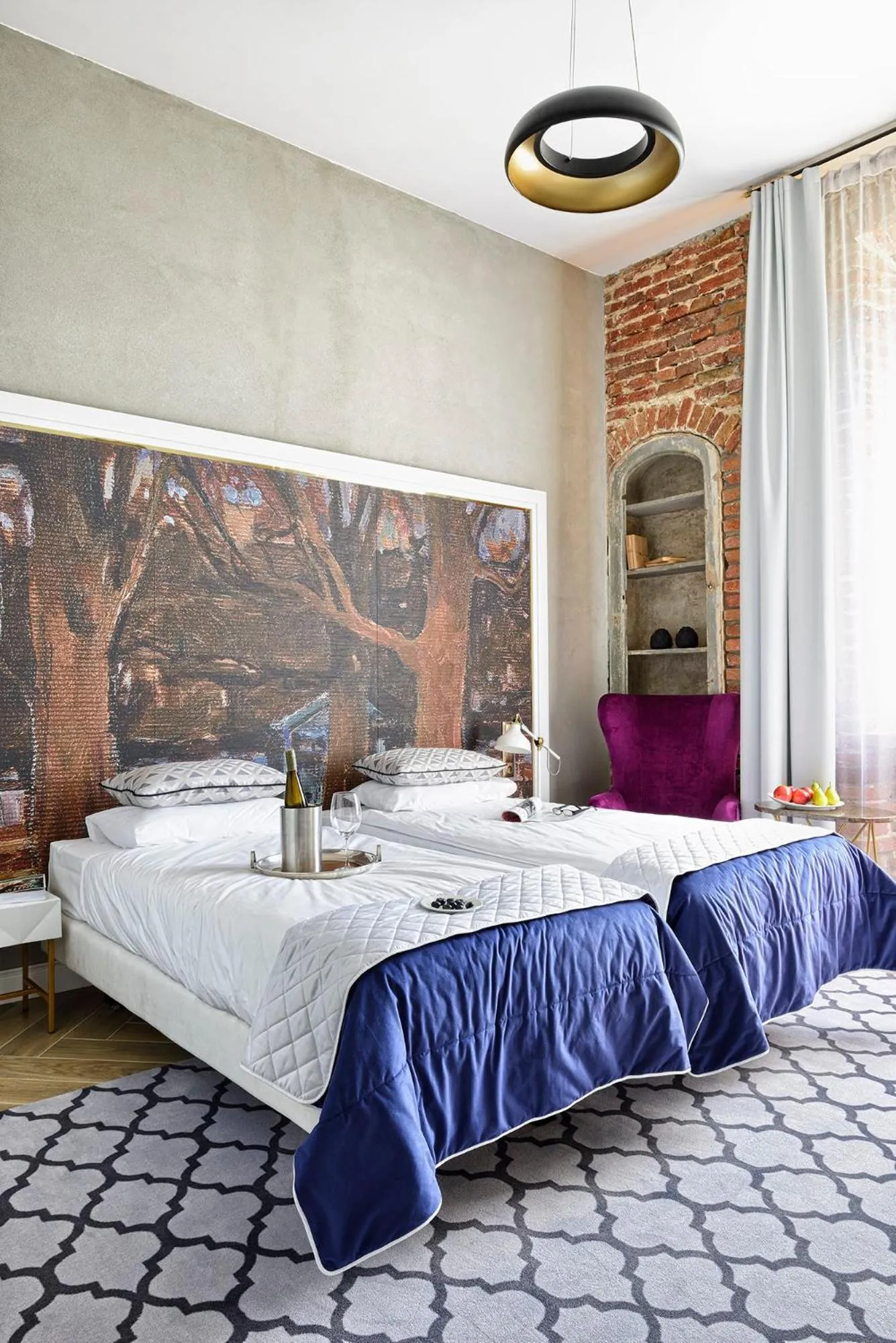 Double Room with historic brick in Zamek Janów Podlaski