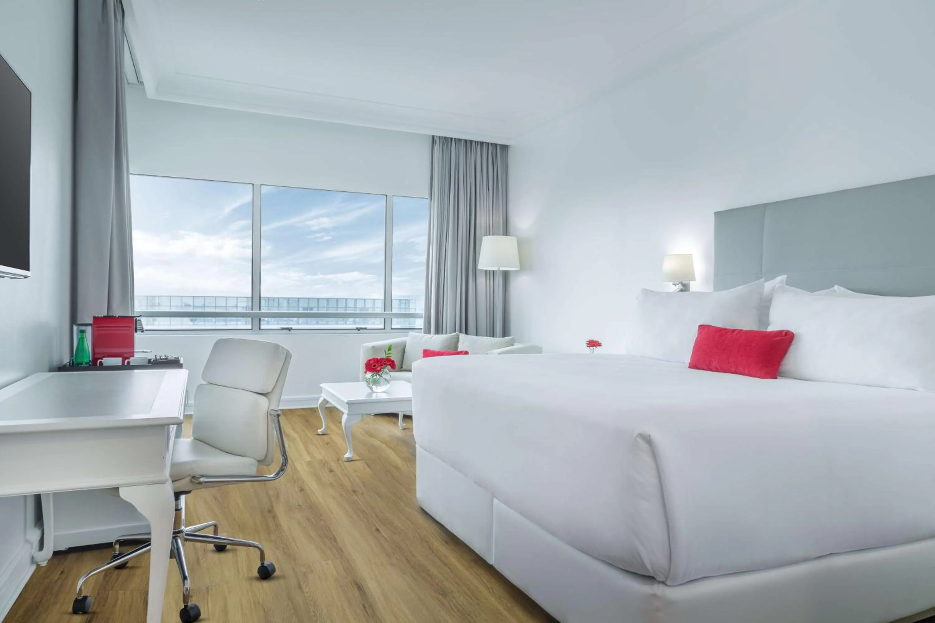 Superior Double or Twin Room with View with Extra Bed (2 Adults + 1 Child) in NH Collection Plaza Santiago