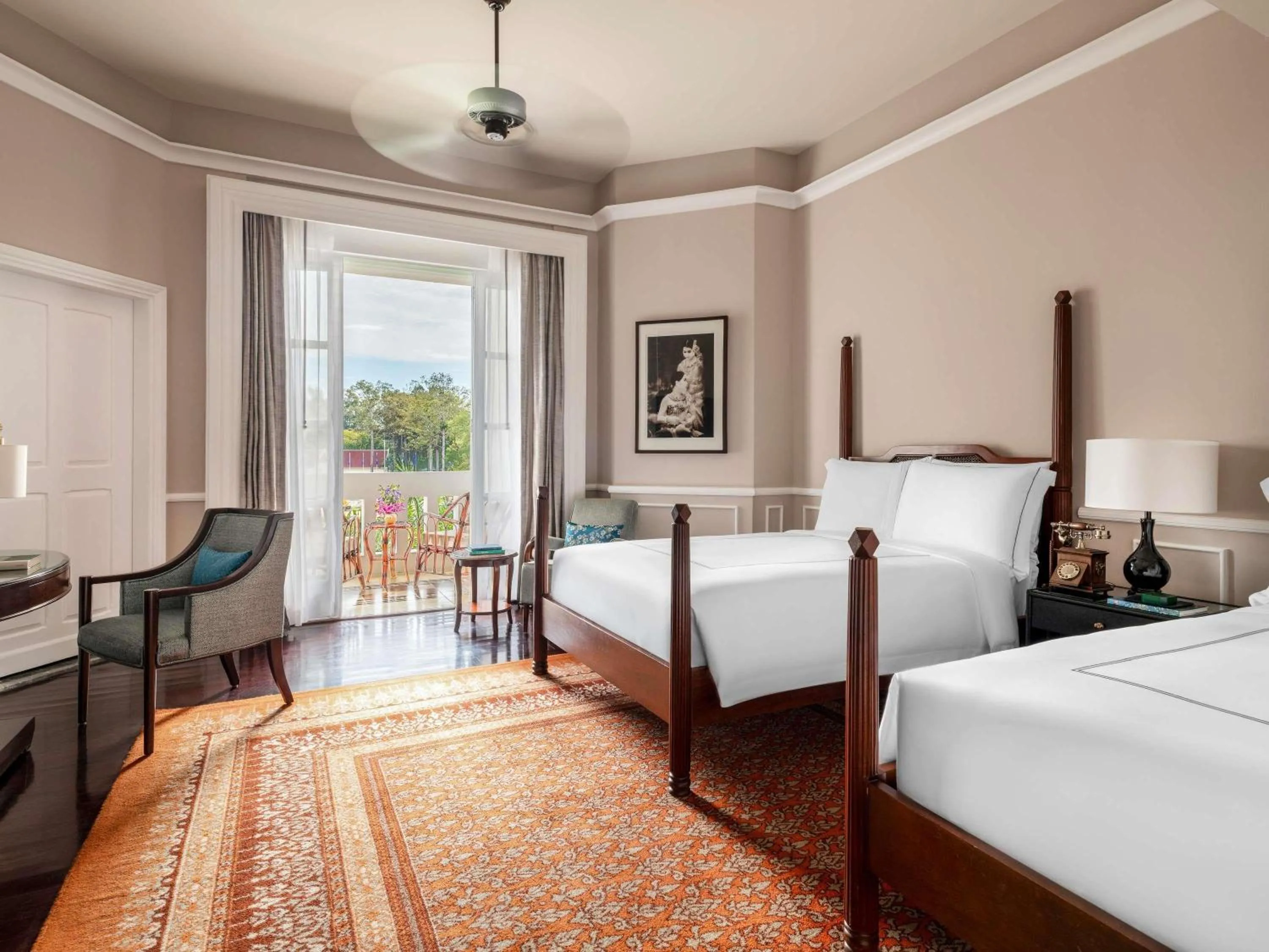 Landmark Twin Room with Pool View - single occupancy in Raffles Grand Hotel d'Angkor