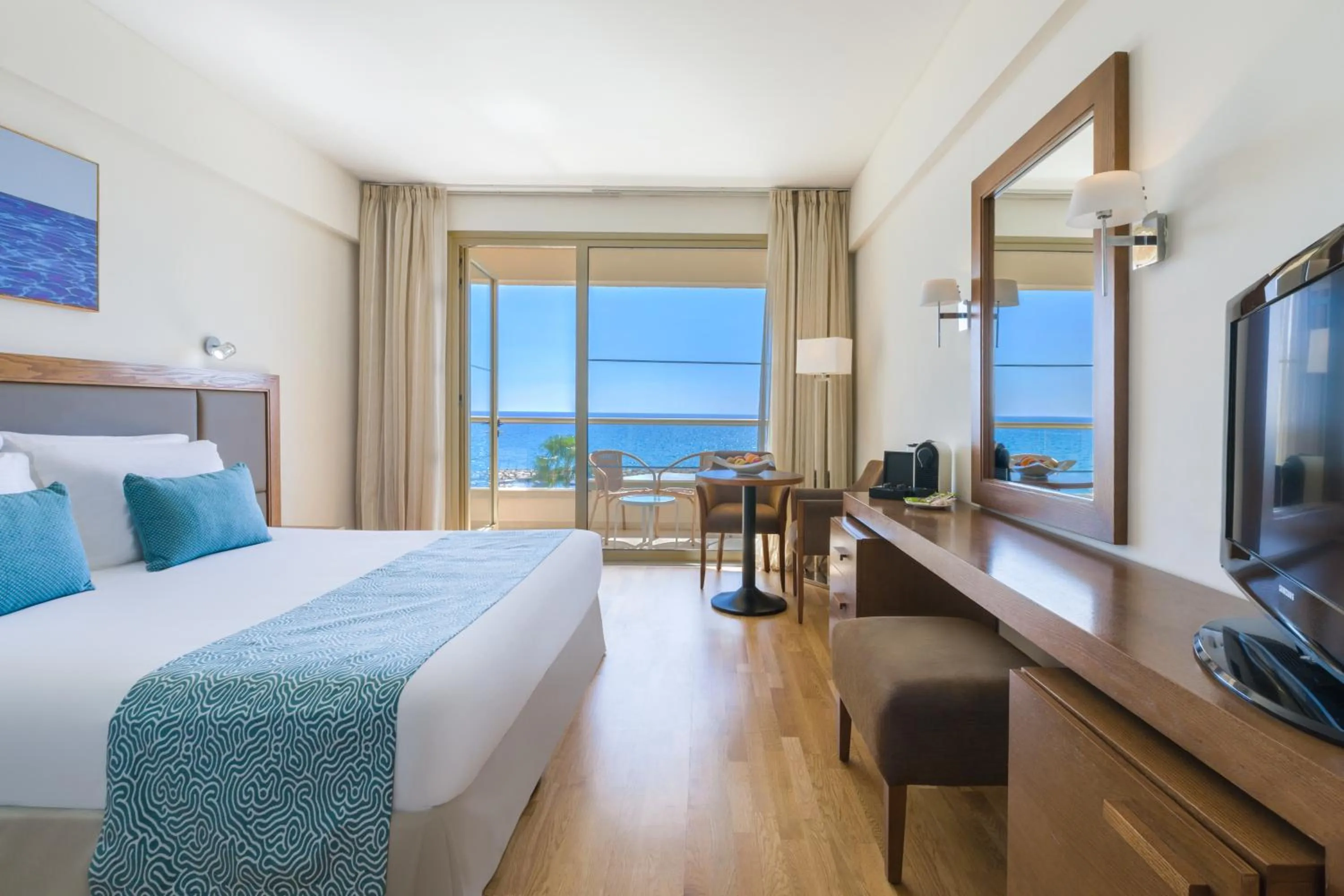 Double Room with Pool and Sea View in Golden Bay Beach Hotel