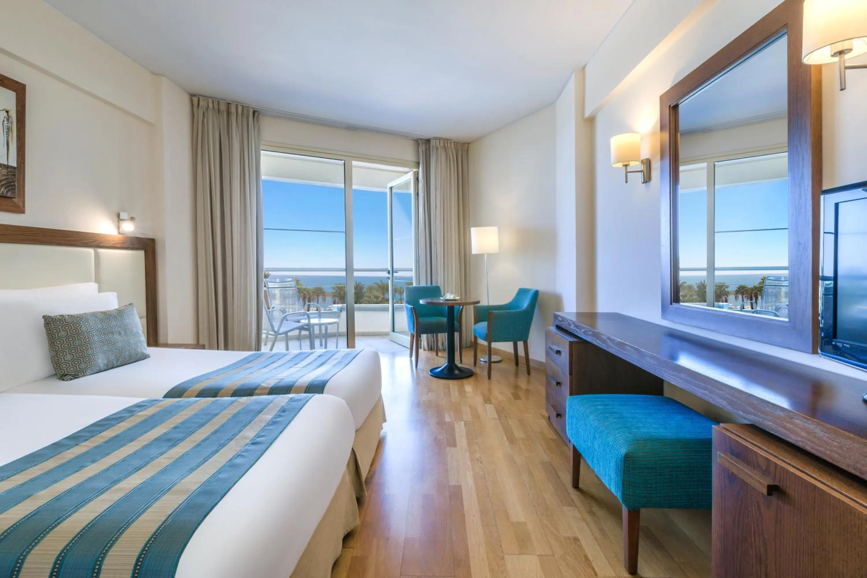 Double Room with Side Sea View in Golden Bay Beach Hotel