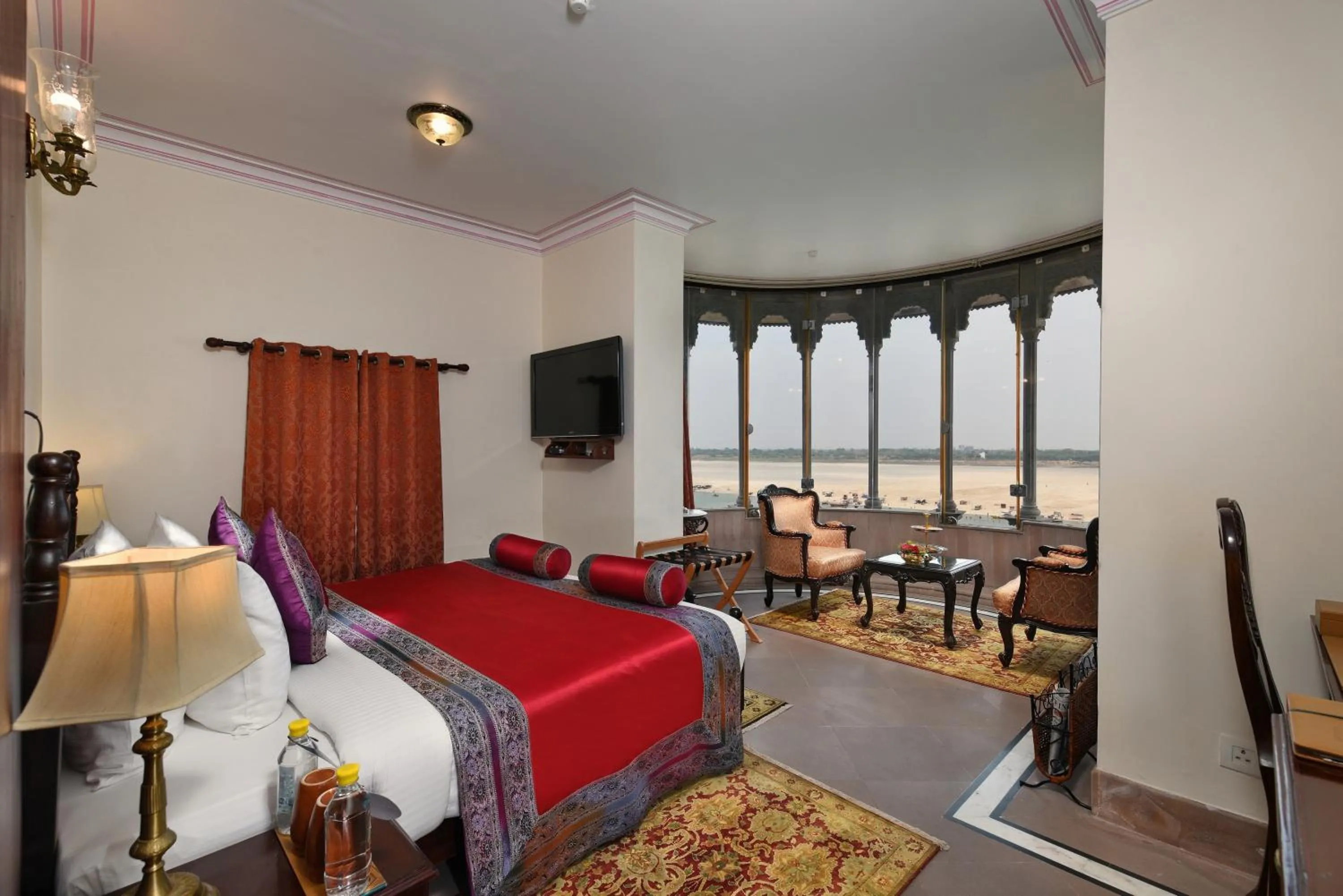 Varun Burj with Ganges View in BrijRama Palace, Varanasi - By the Ganges