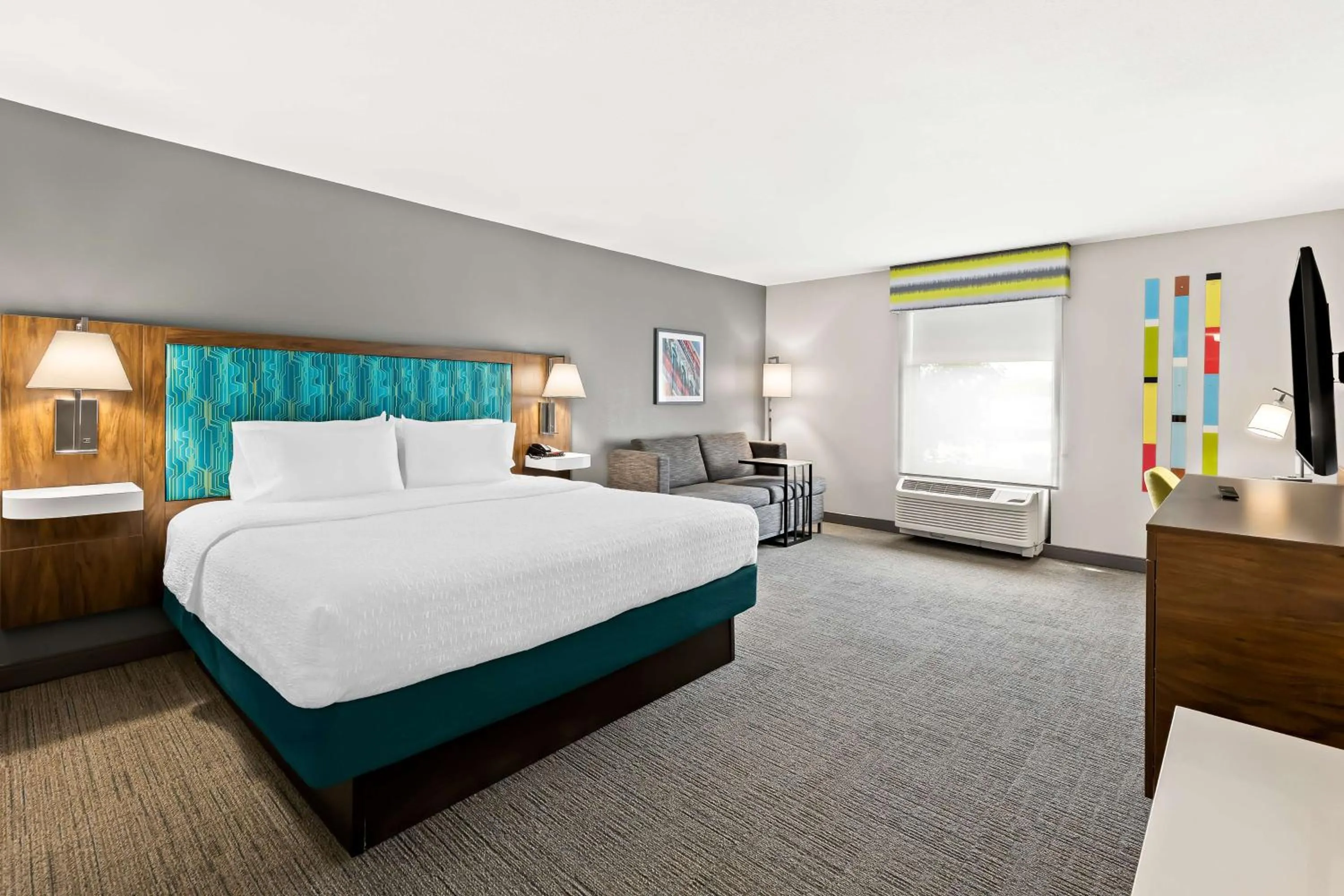 King Room with Sofa Bed and Study - Non-Smoking in Hampton Inn & Suites Canton