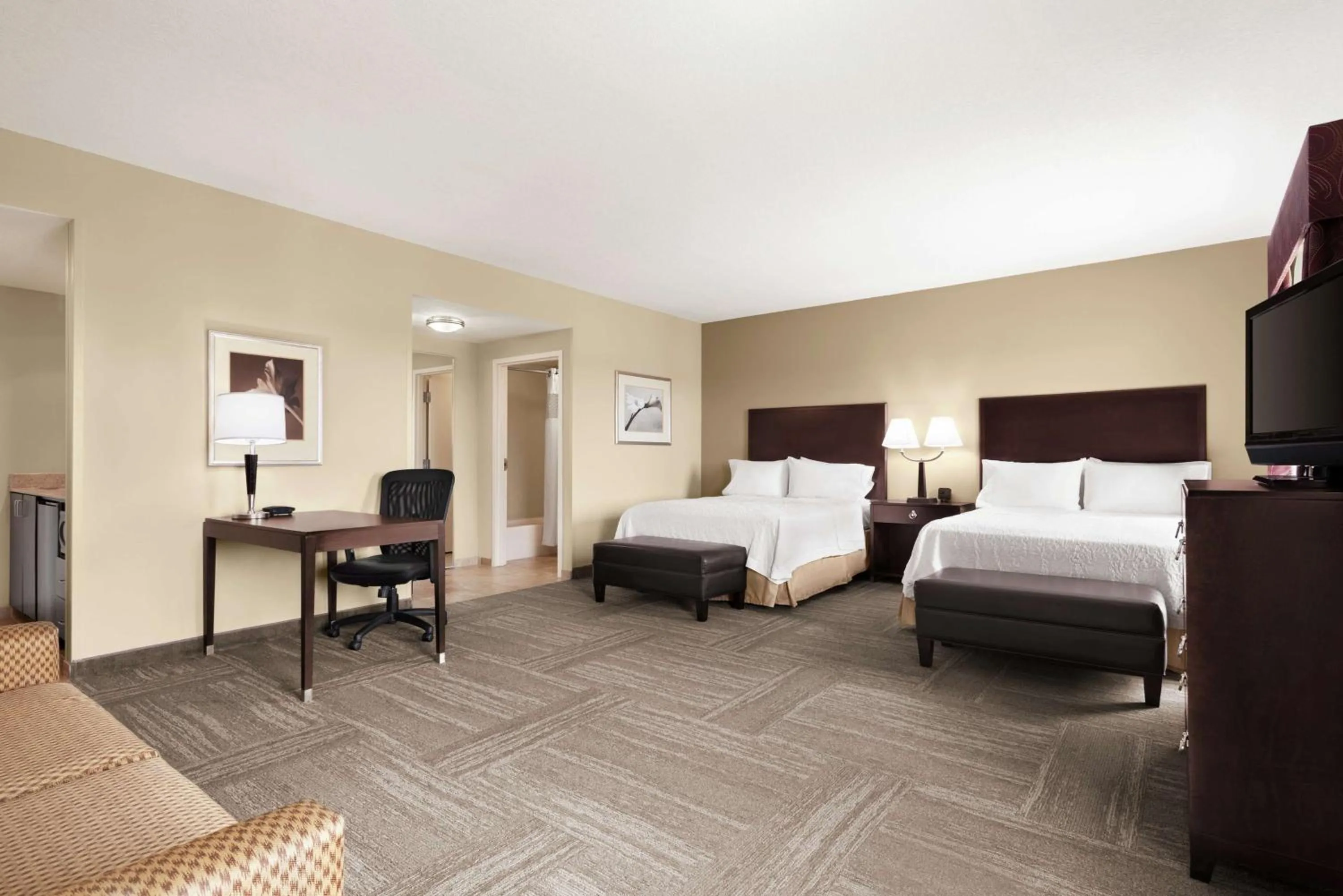 Queen Studio Suite with Two Queen Beds - Non-Smoking in Hampton Inn & Suites Brunswick