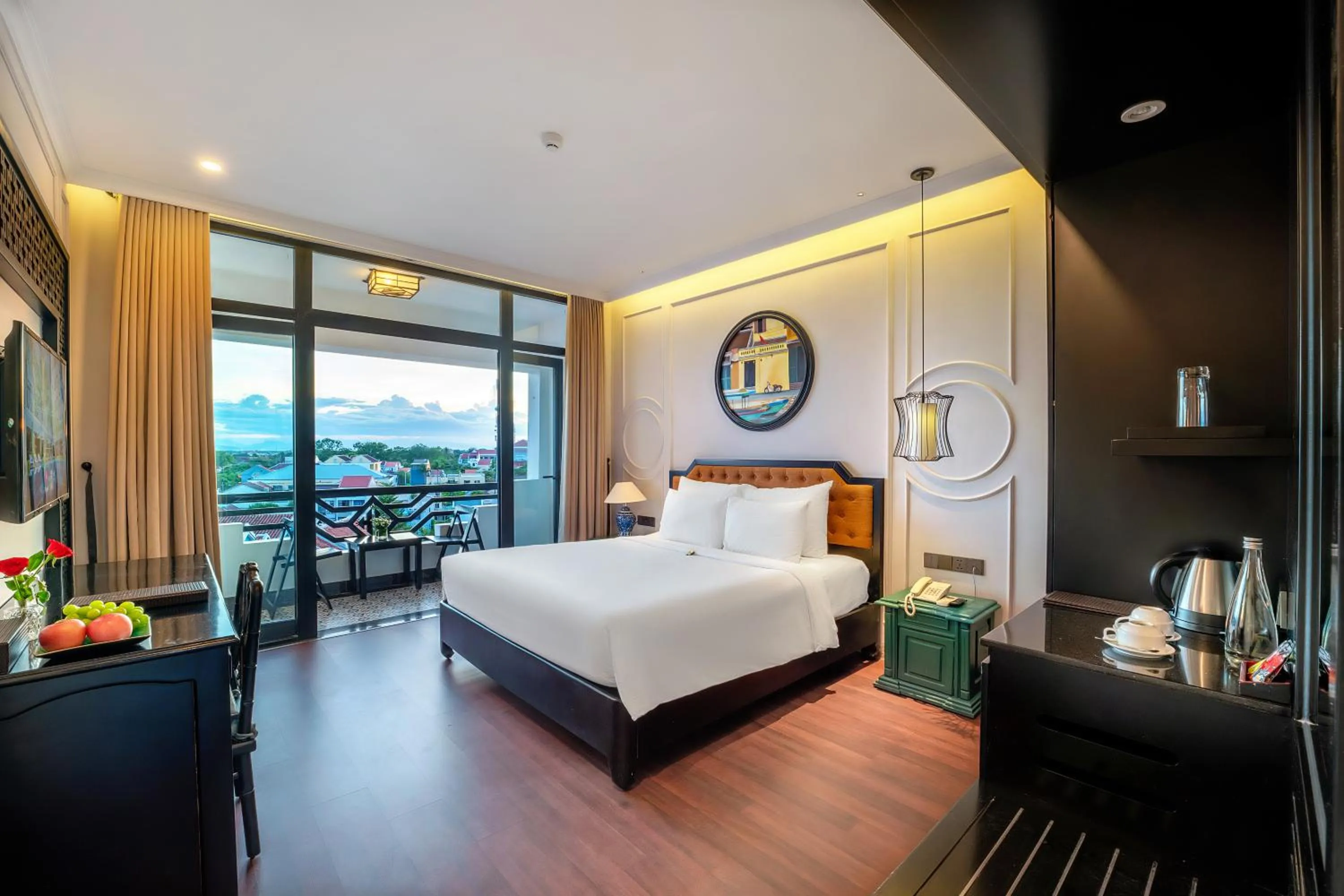 Deluxe Double Room with Balcony and City View in Hadana Boutique Resort Hoi An