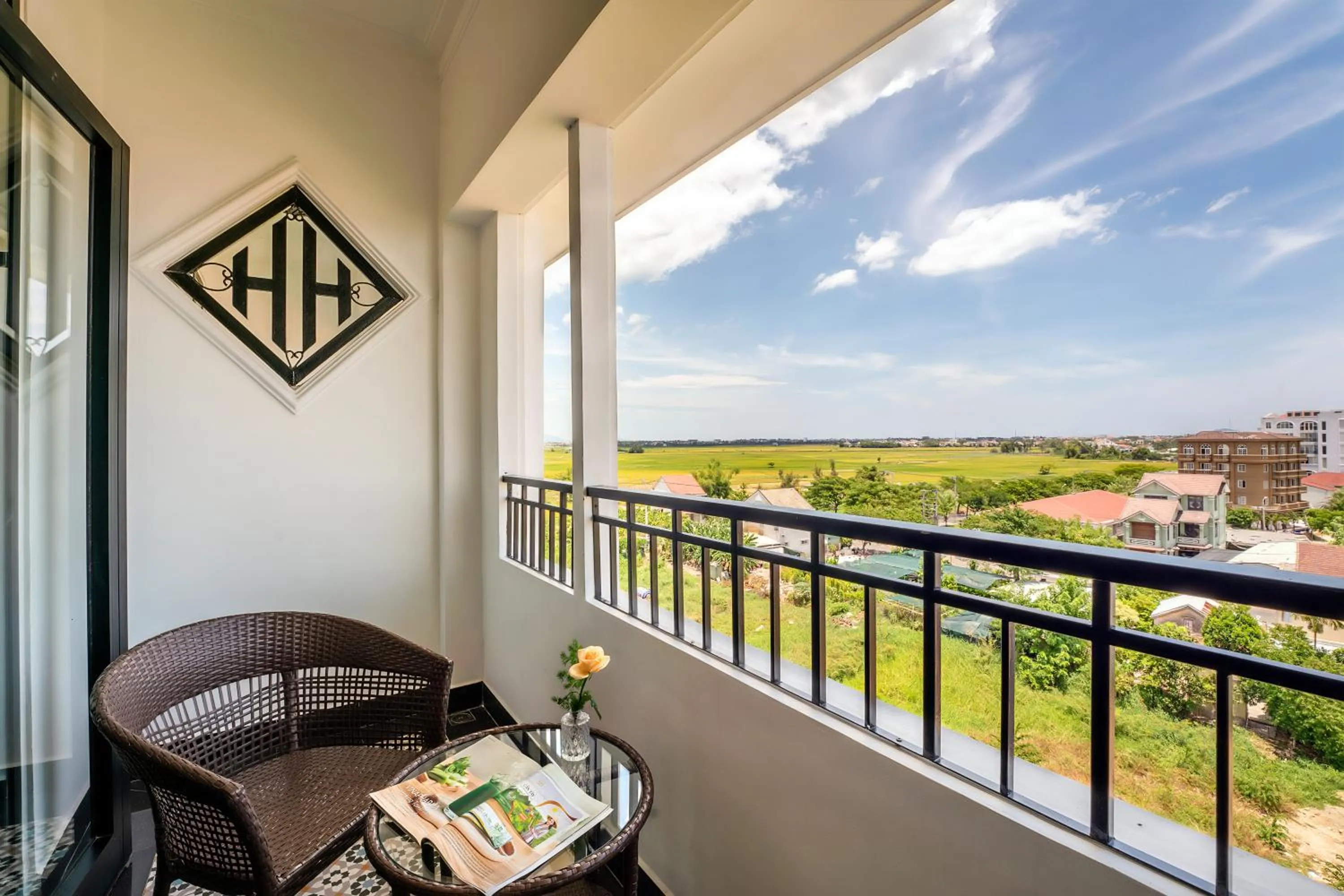 Executive Double Room with Balcony and Rice Field View in Hadana Boutique Resort Hoi An