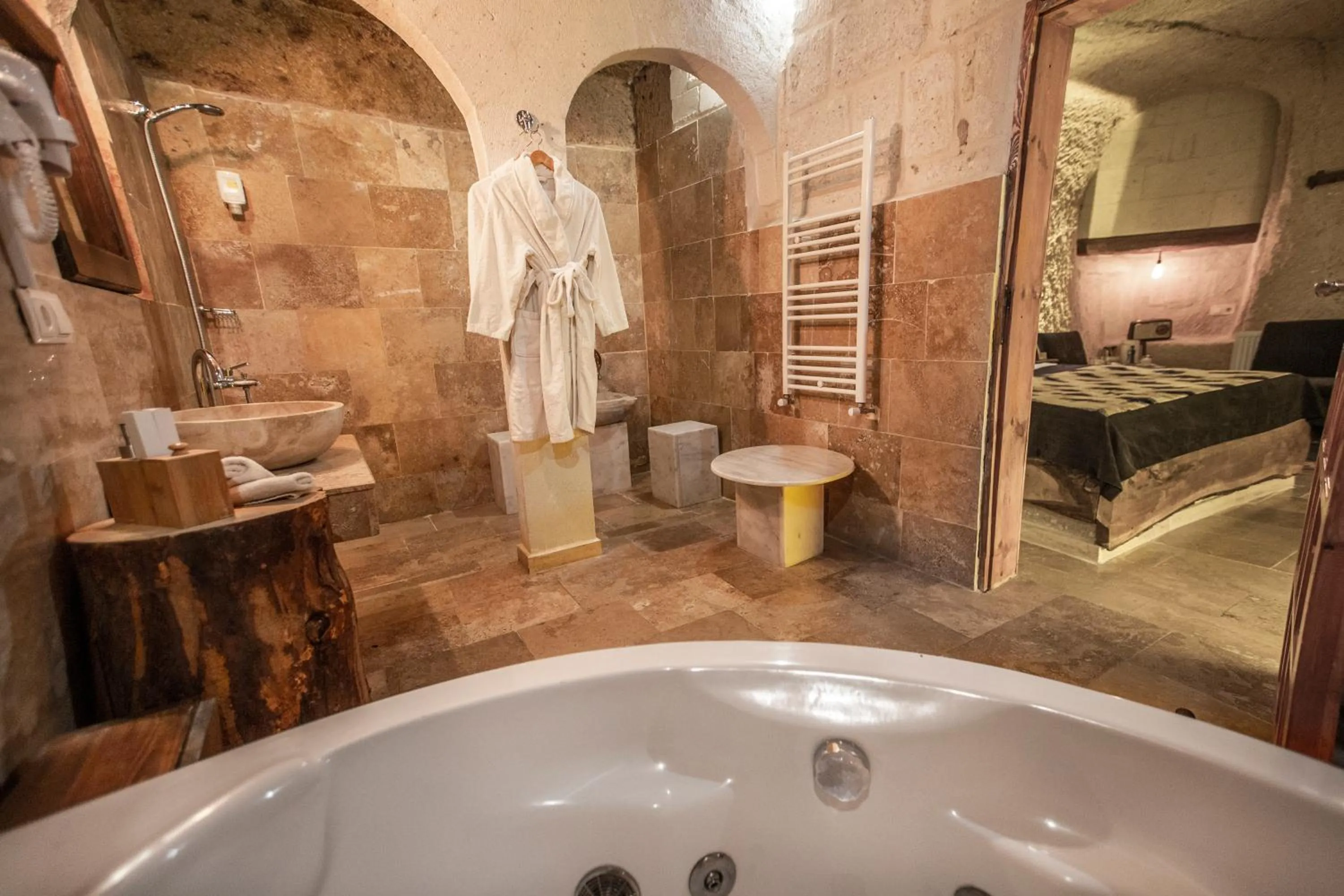Cave Suite with Spa Bath and Turkish Bath in Wish Cappadocia