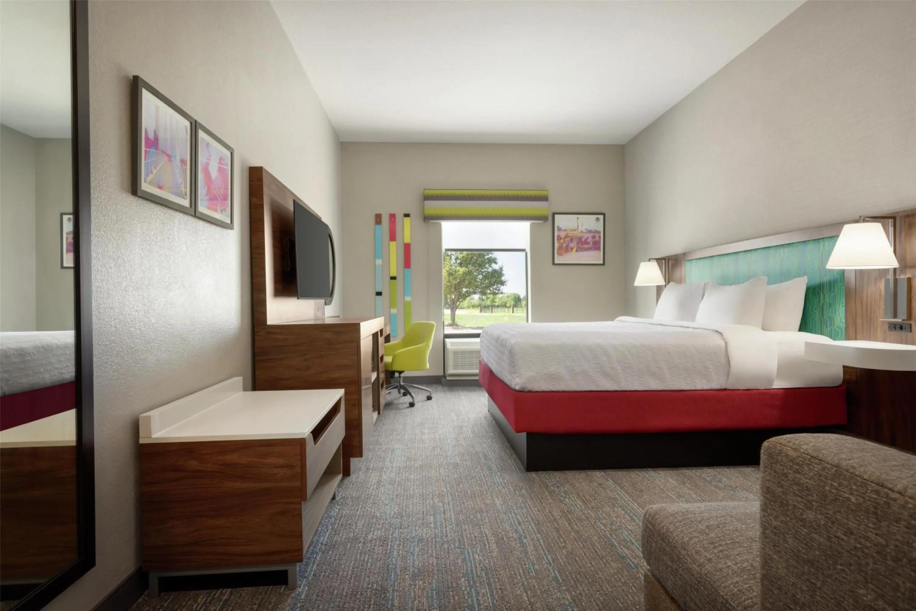 King Room with Sofa Bed - Non-Smoking in Hampton Inn Derby-Wichita Southeast