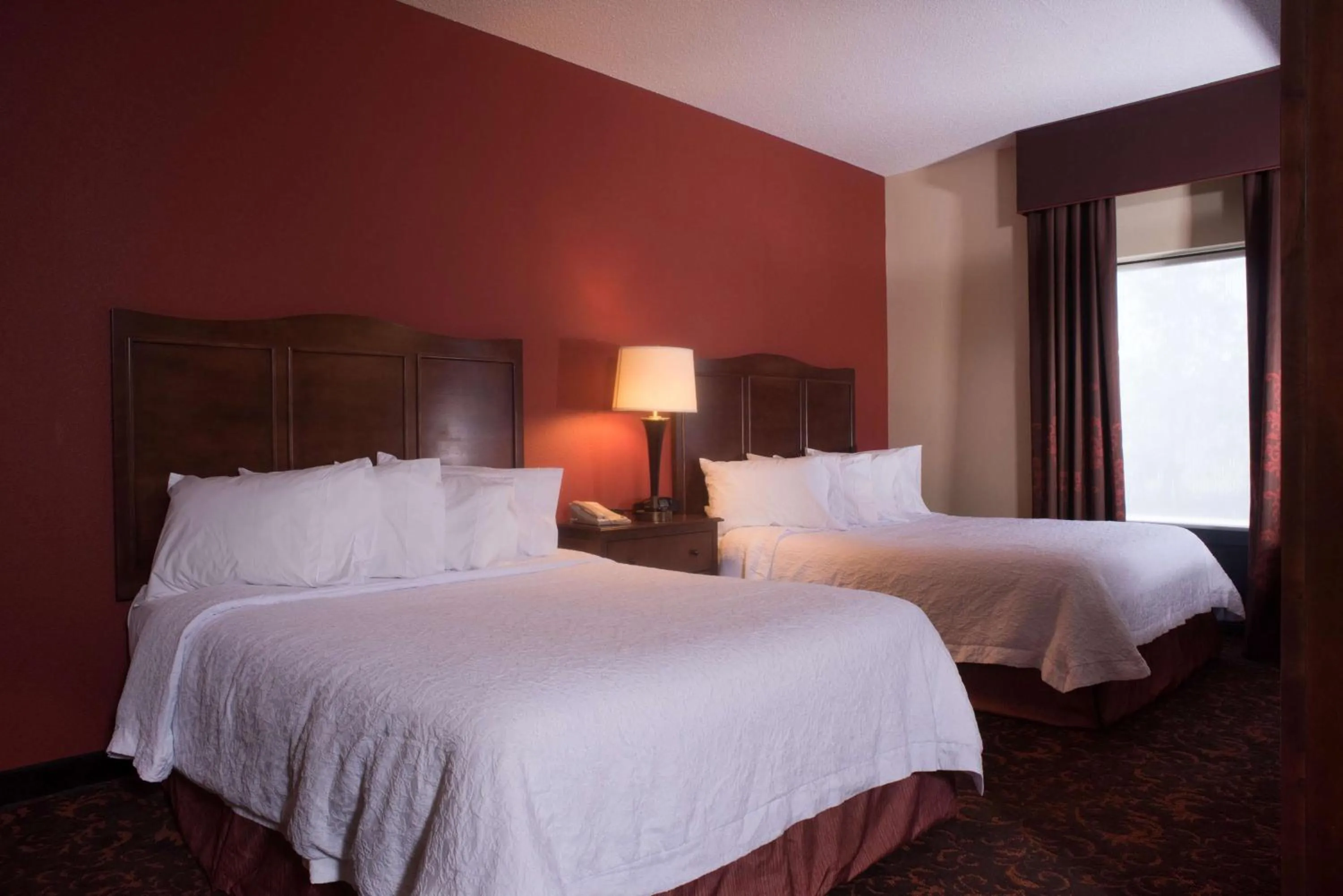 Queen Room with Two Queen Beds - Hearing Access/Non-Smoking in Hampton Inn and Suites Woodstock, Virginia