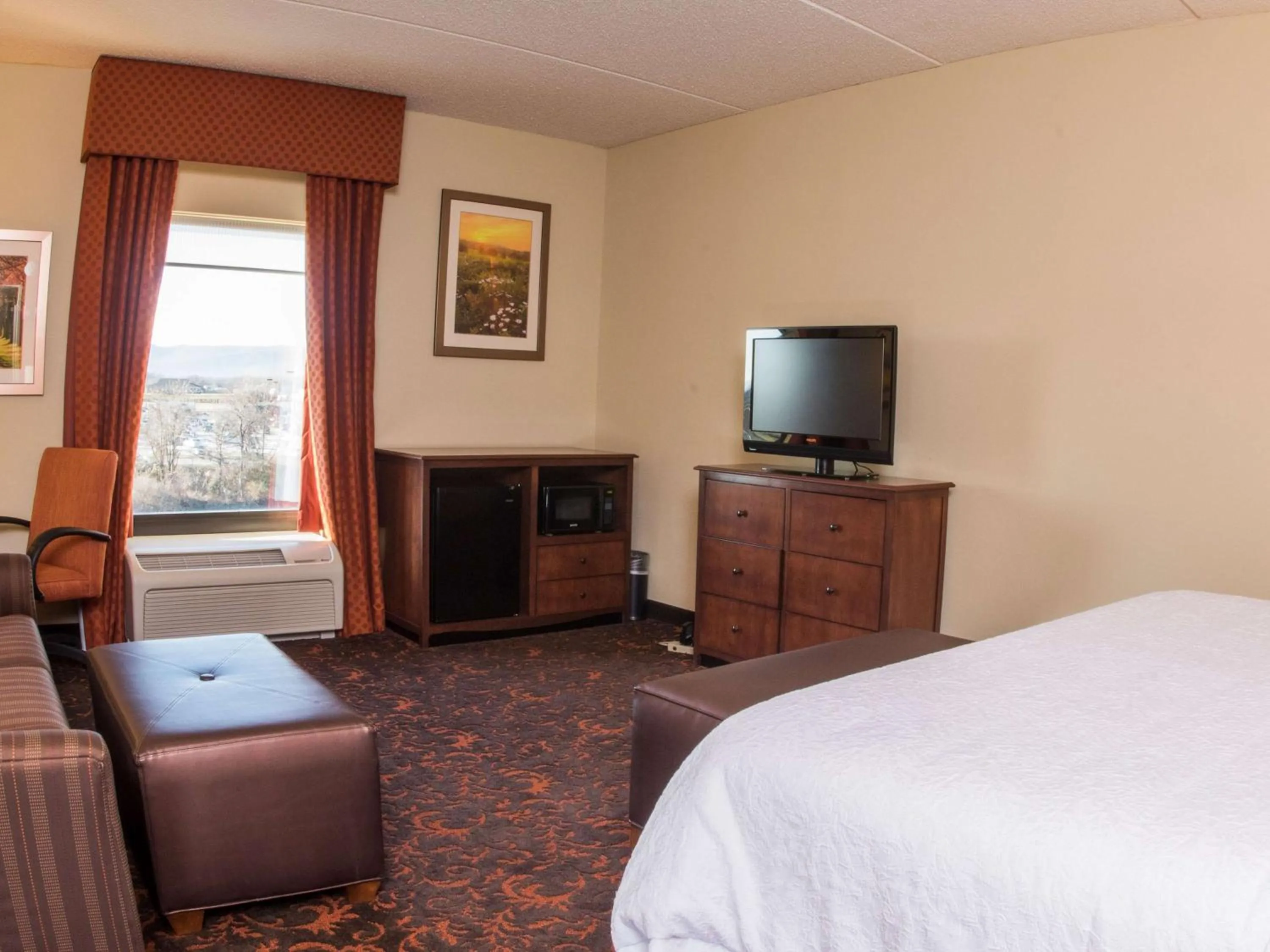 King Room with King Bed - Non-Smoking in Hampton Inn and Suites Woodstock, Virginia