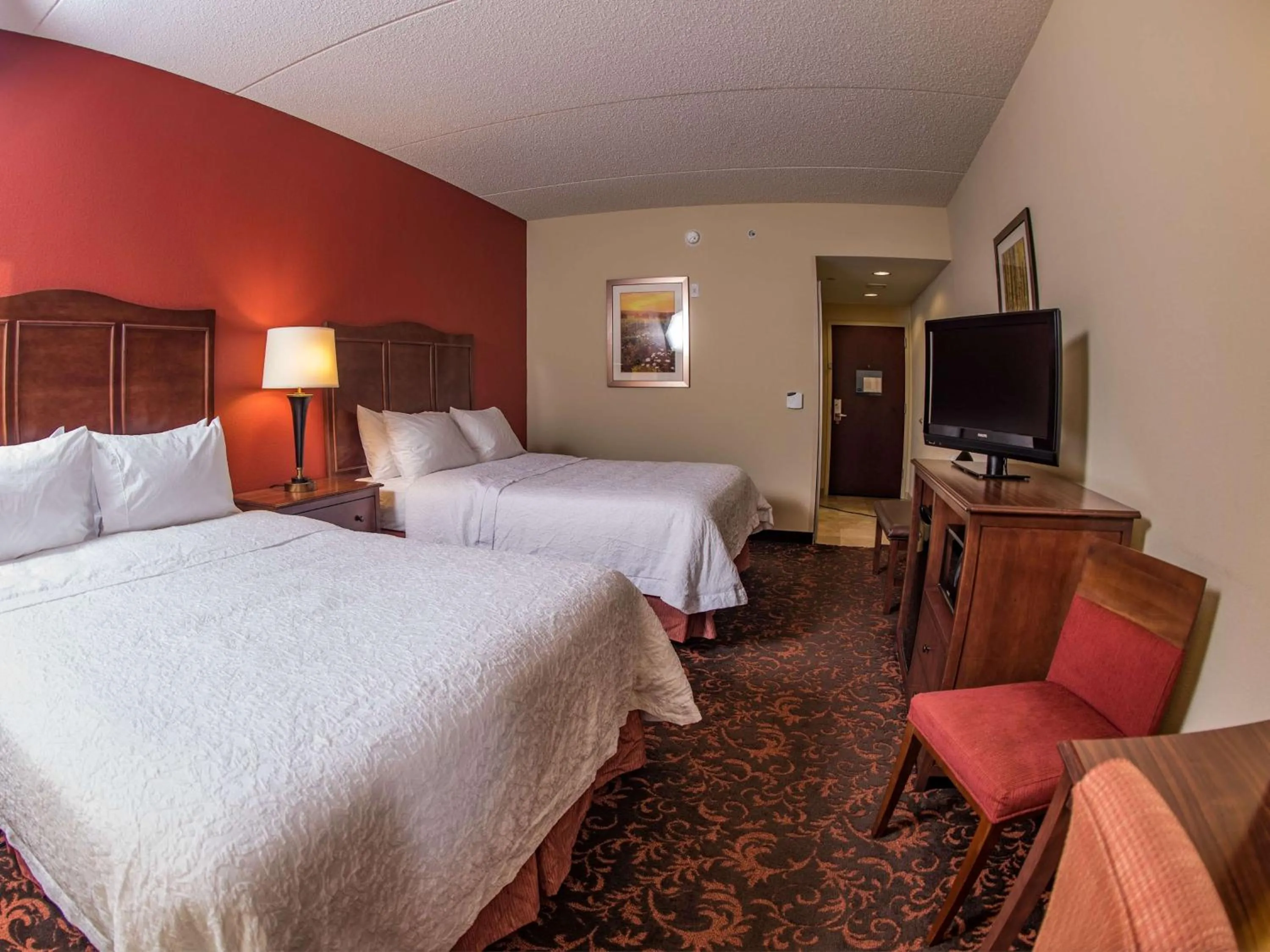 Room with Two Queen Beds - Non-Smoking in Hampton Inn and Suites Woodstock, Virginia