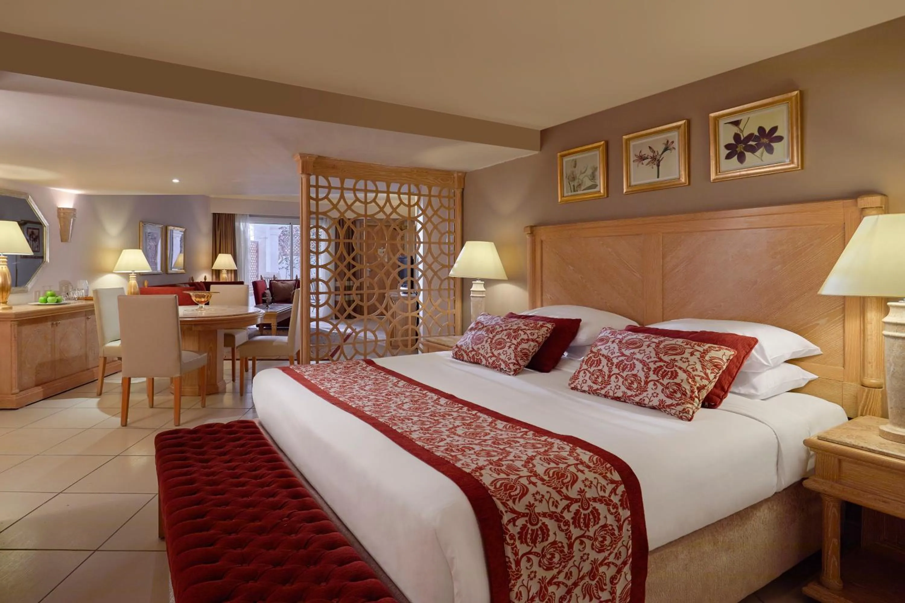 Executive Suite Queen Bed Garden View in Iberotel Palace - Adults Friendly 16 Years Plus