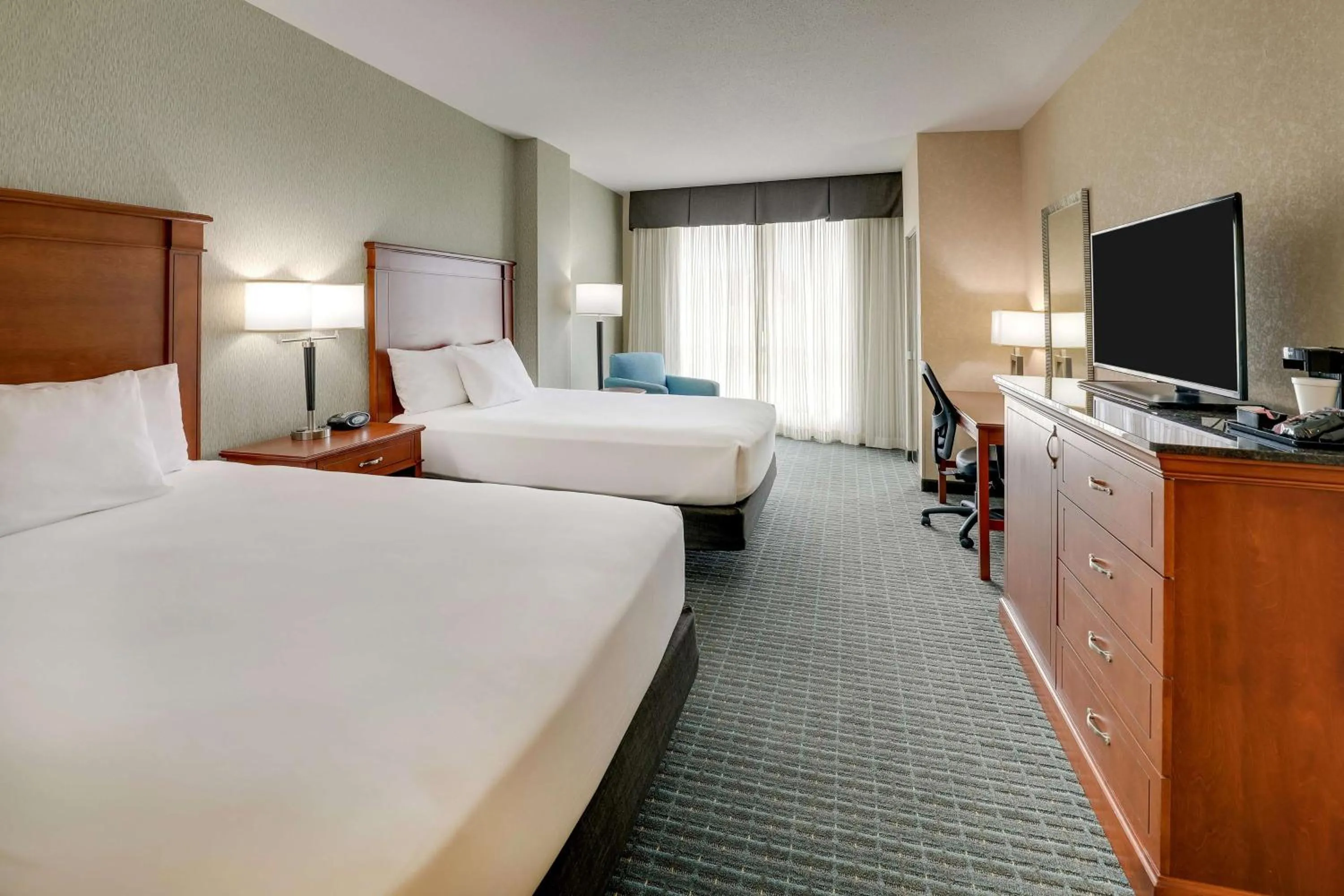 Deluxe Queen Room with Two Queen Beds - Hearing Accessible in Drury Inn & Suites Grand Rapids
