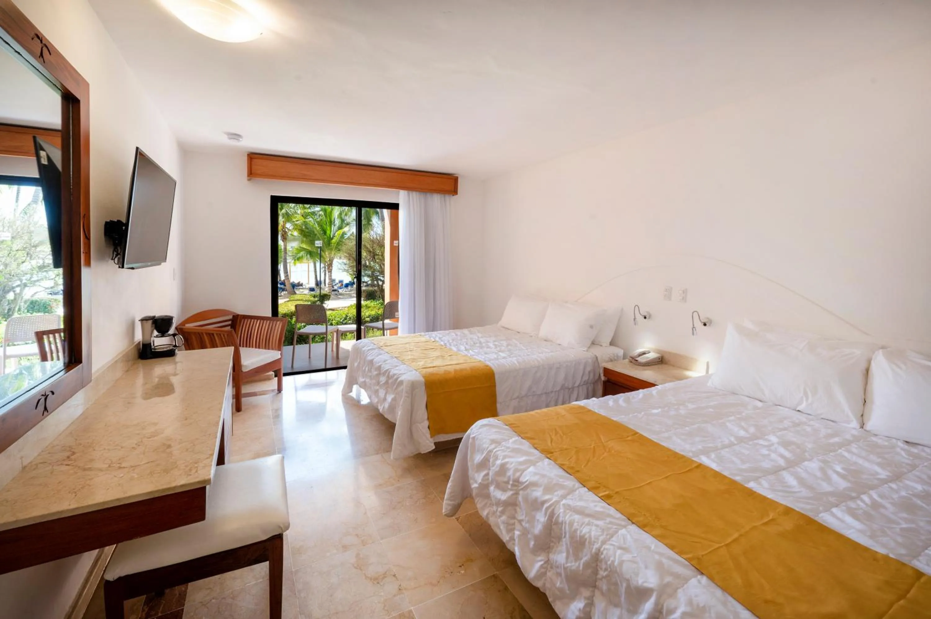 Superior Garden Queen Room with Two Queen Beds - single occupancy - Non-Smoking in Viva Dominicus Palace by Wyndham, A Trademark All Inclusive