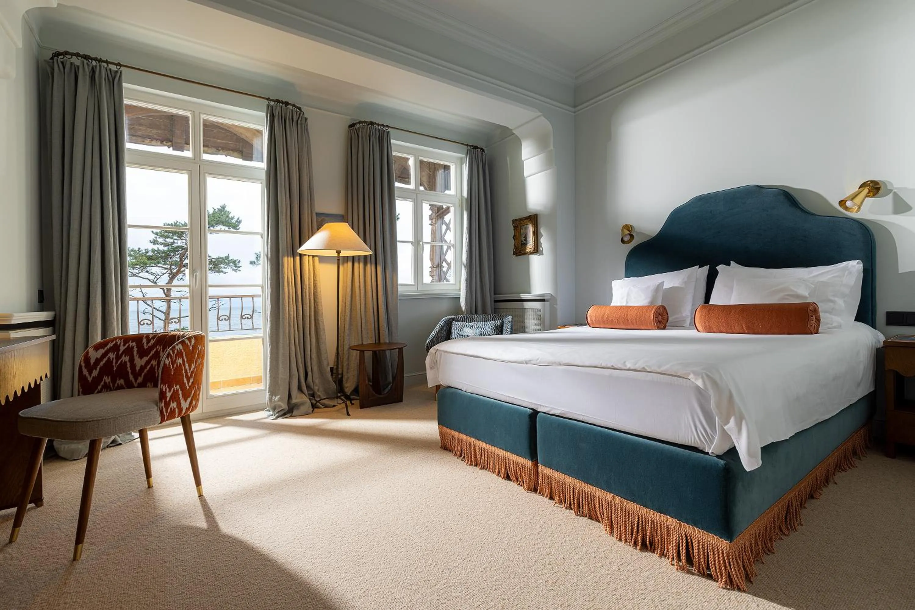 Double Room with Balcony and Sea View in Zamek Łeba Boutique & Spa