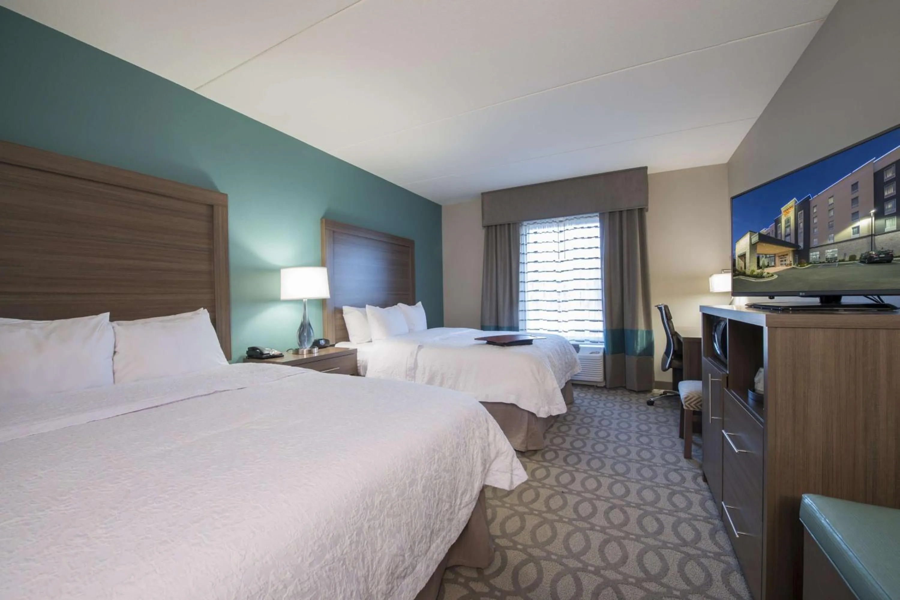 Queen Room with Two Queen Beds in Hampton Inn Greenville/I-385 Haywood Mall, SC