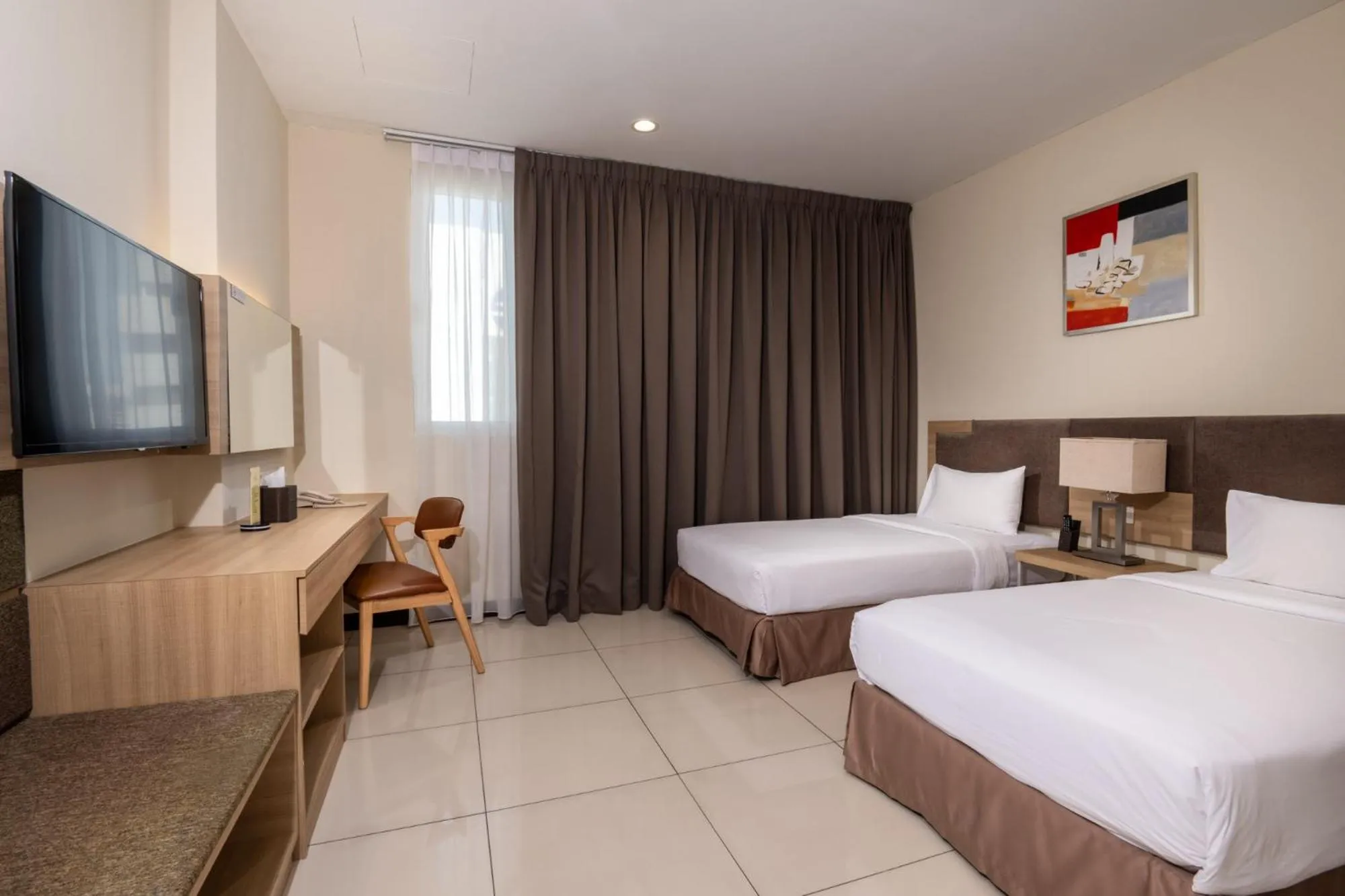 Standard Twin Room in One Pacific Hotel and Serviced Apartments