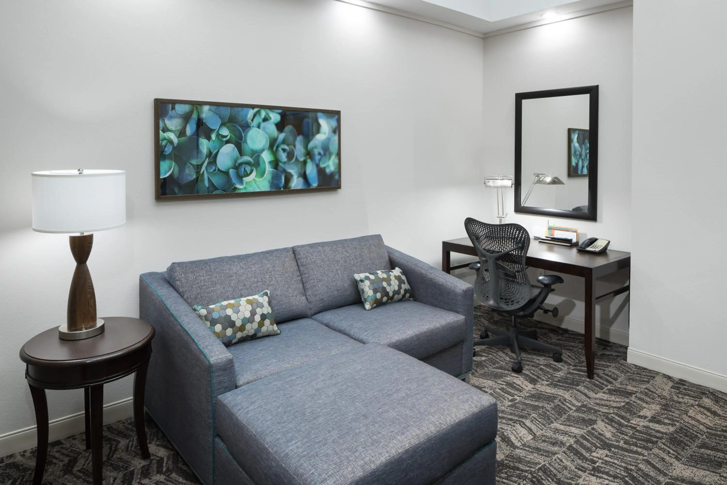 Junior King Suite with Seating Area in Hilton Garden Inn Dothan