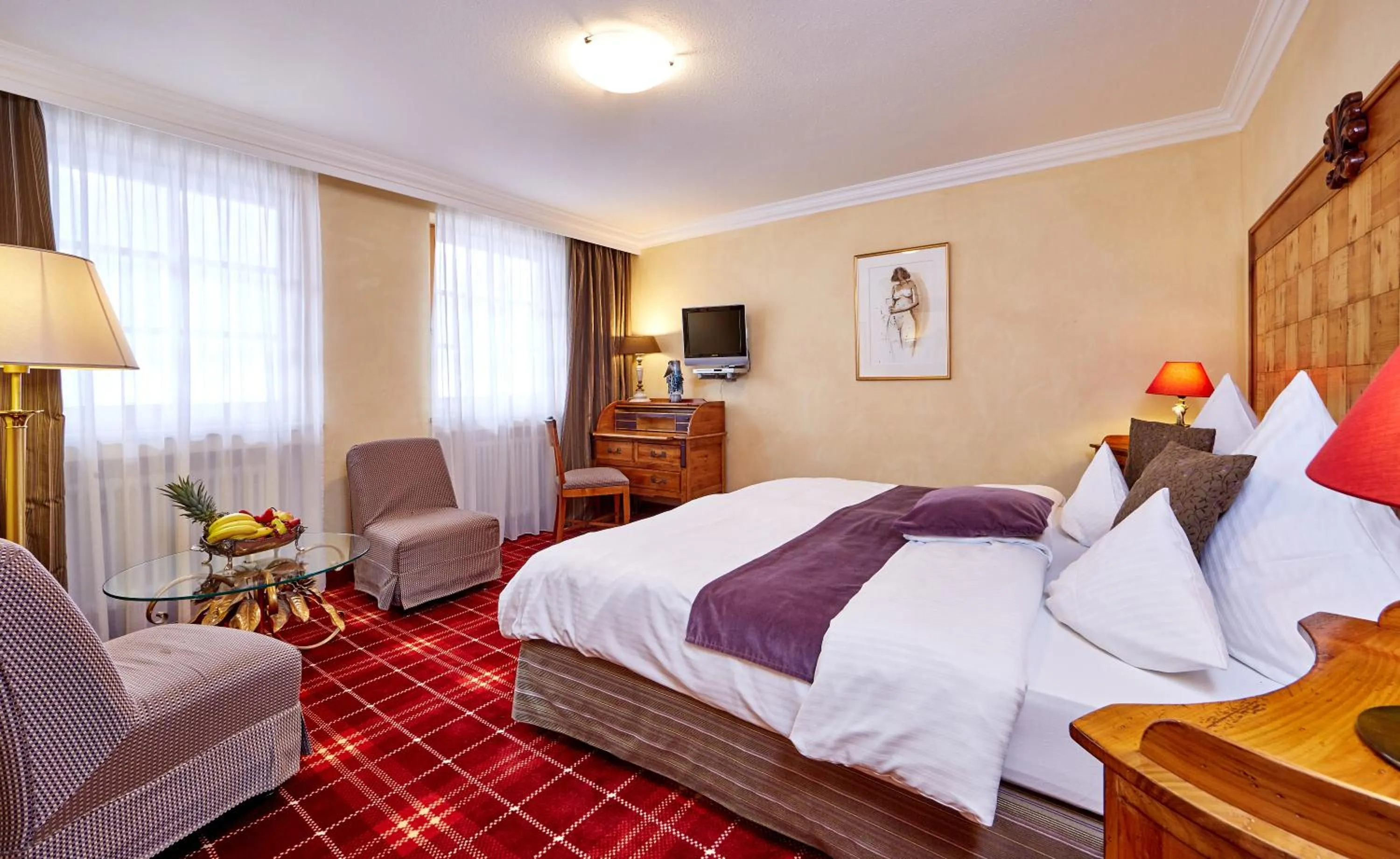 Double Room North without Balcony in Romantik Alpenhotel Waxenstein