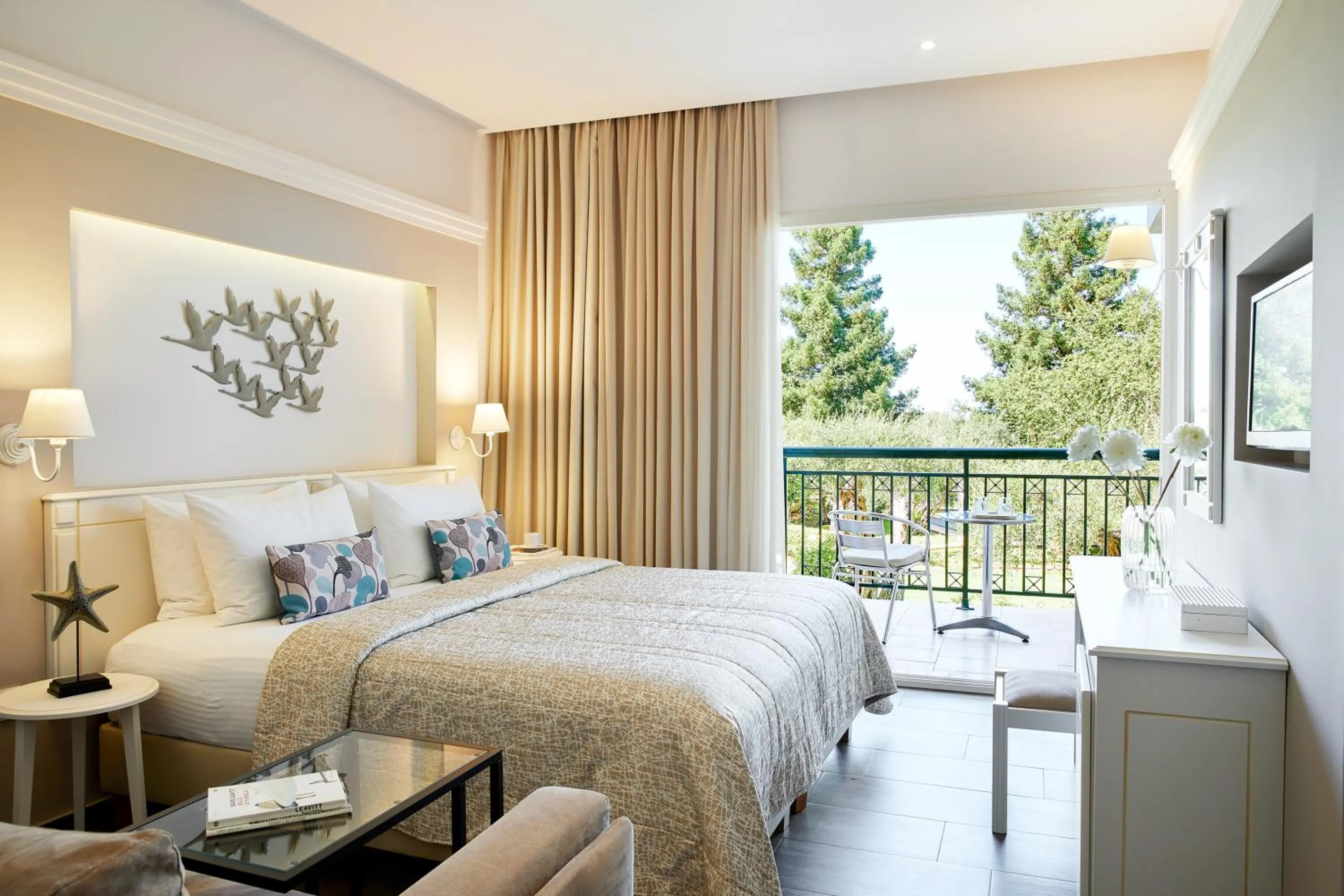 Superior Double or Twin Room with Garden View in Delfinia Hotel