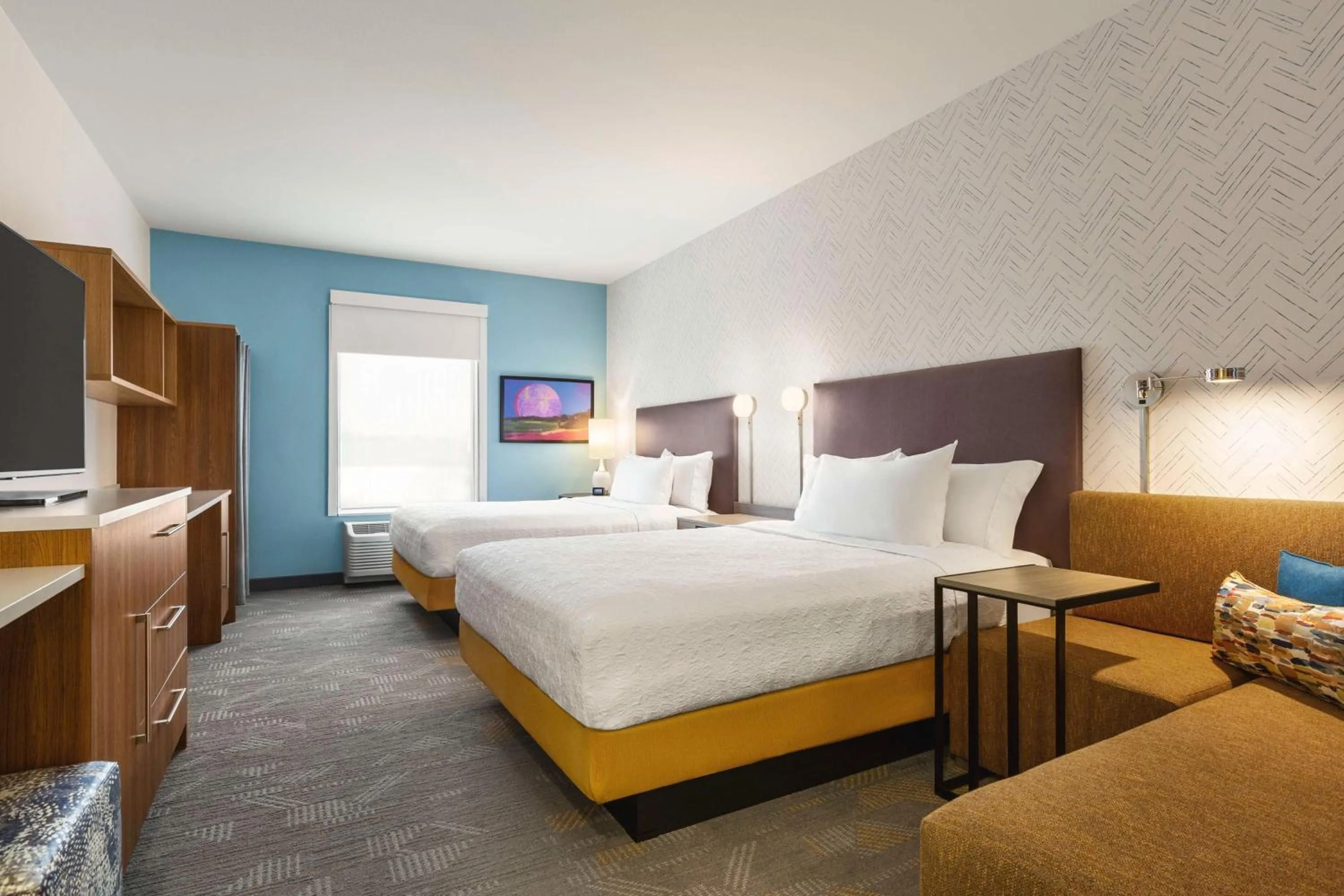 Queen Studio with Two Queen Beds - Non-Smoking in Home2 Suites By Hilton York