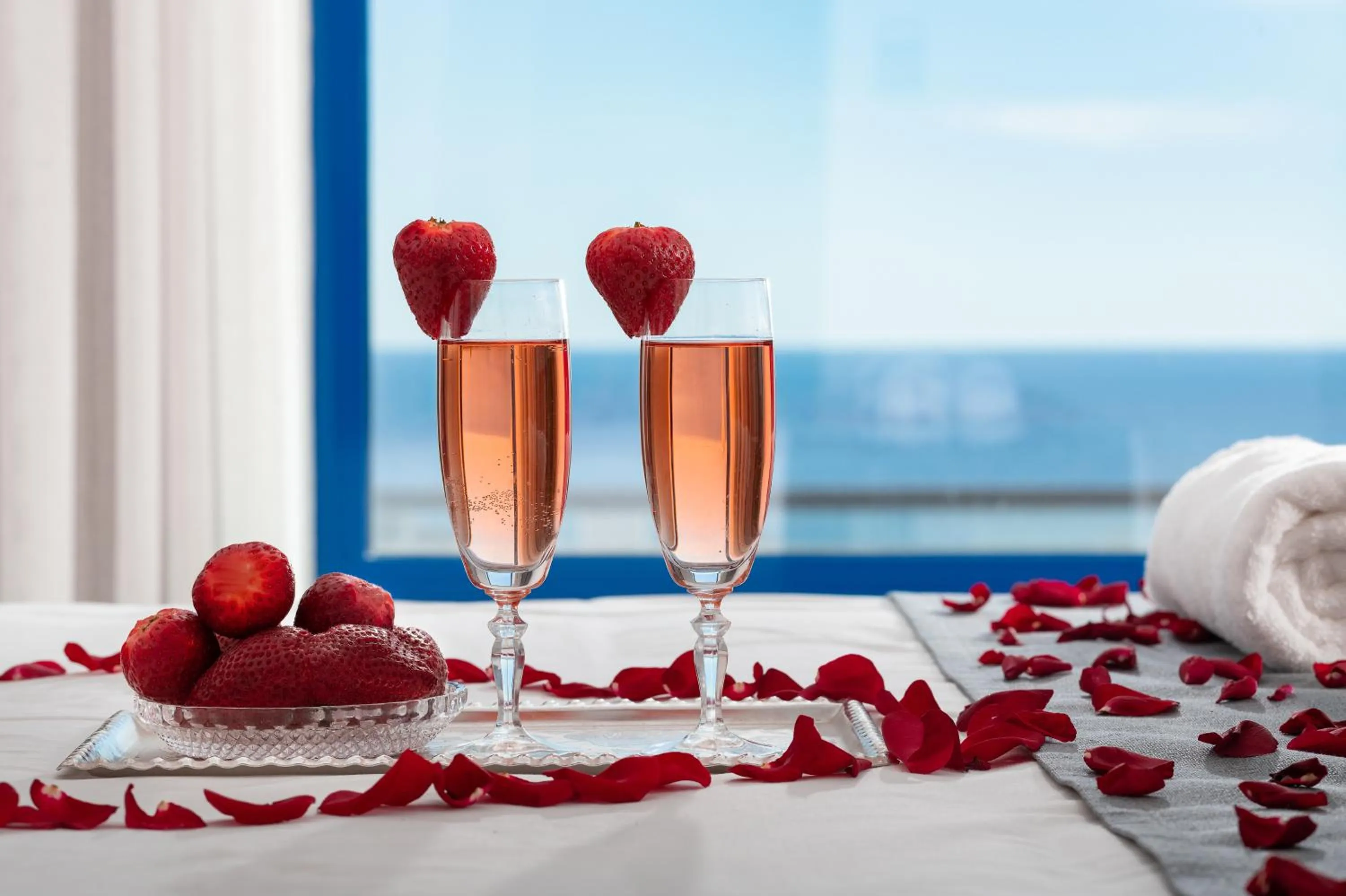 Deluxe Double Room with Sea View in Lindos Nest