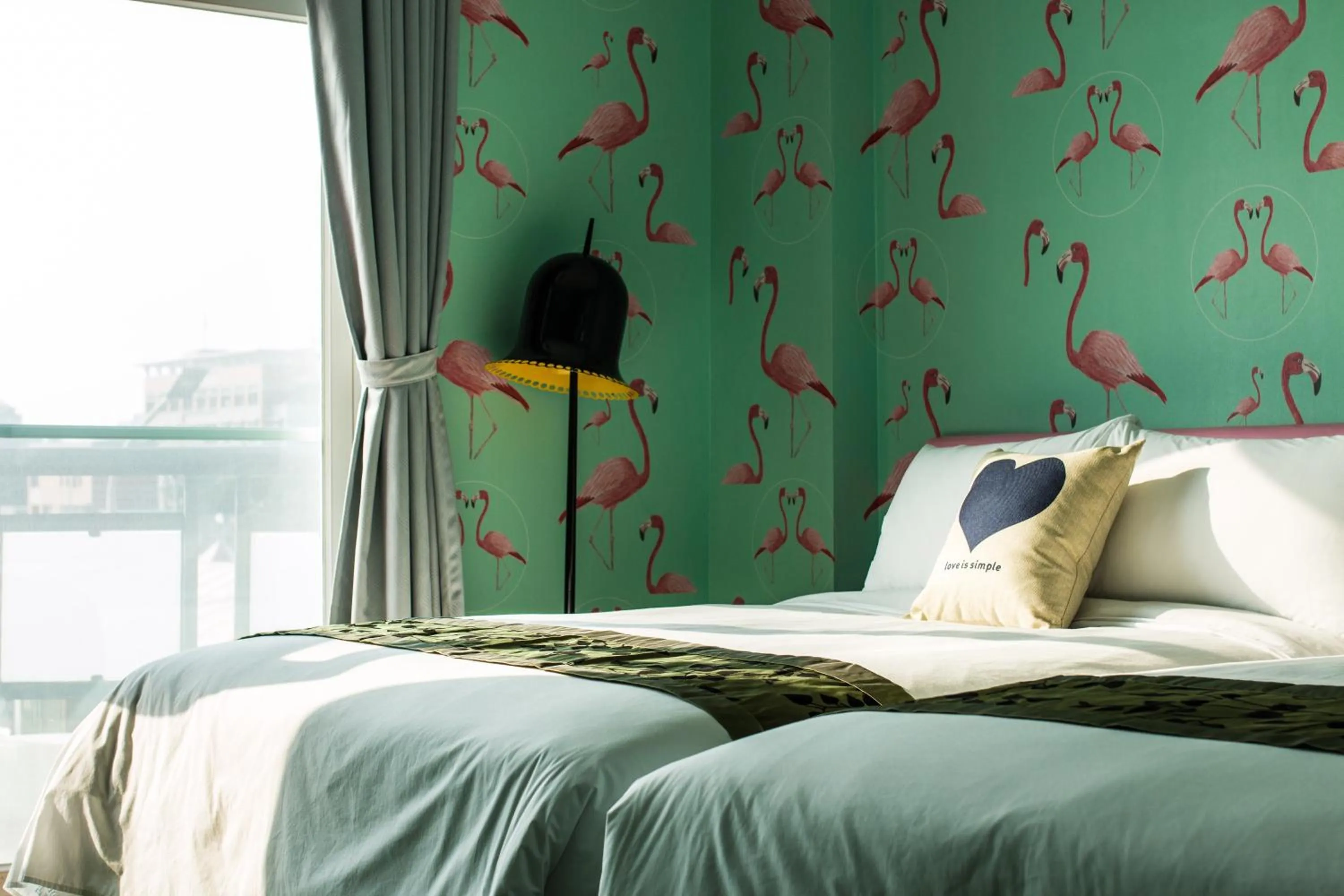 Quadruple Room with Sea View in Jin Pin Hotel