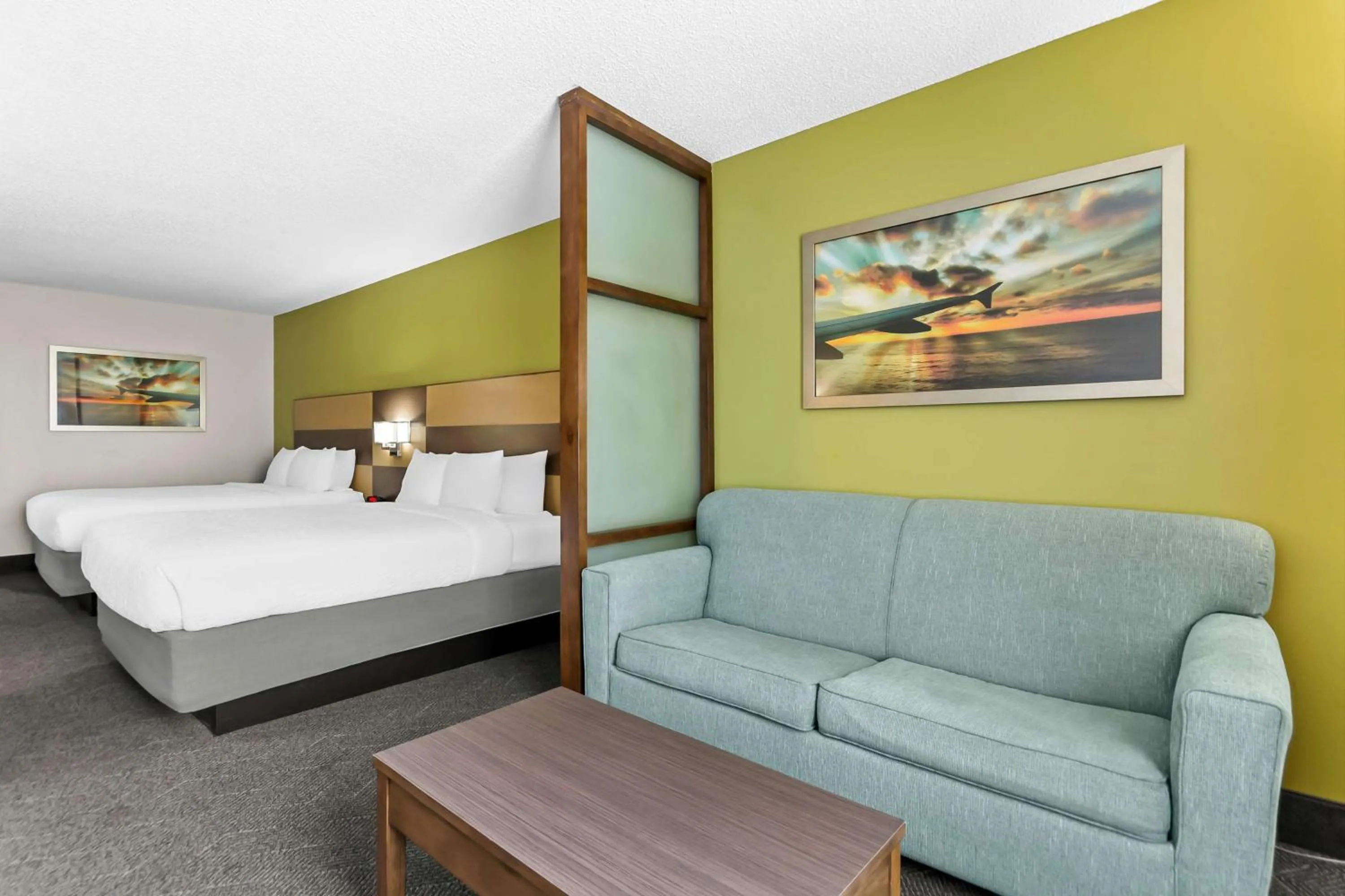 Queen Suite with Two Queen Beds and Sofa Bed - Disability Access in Best Western Niceville - Eglin AFB Hotel