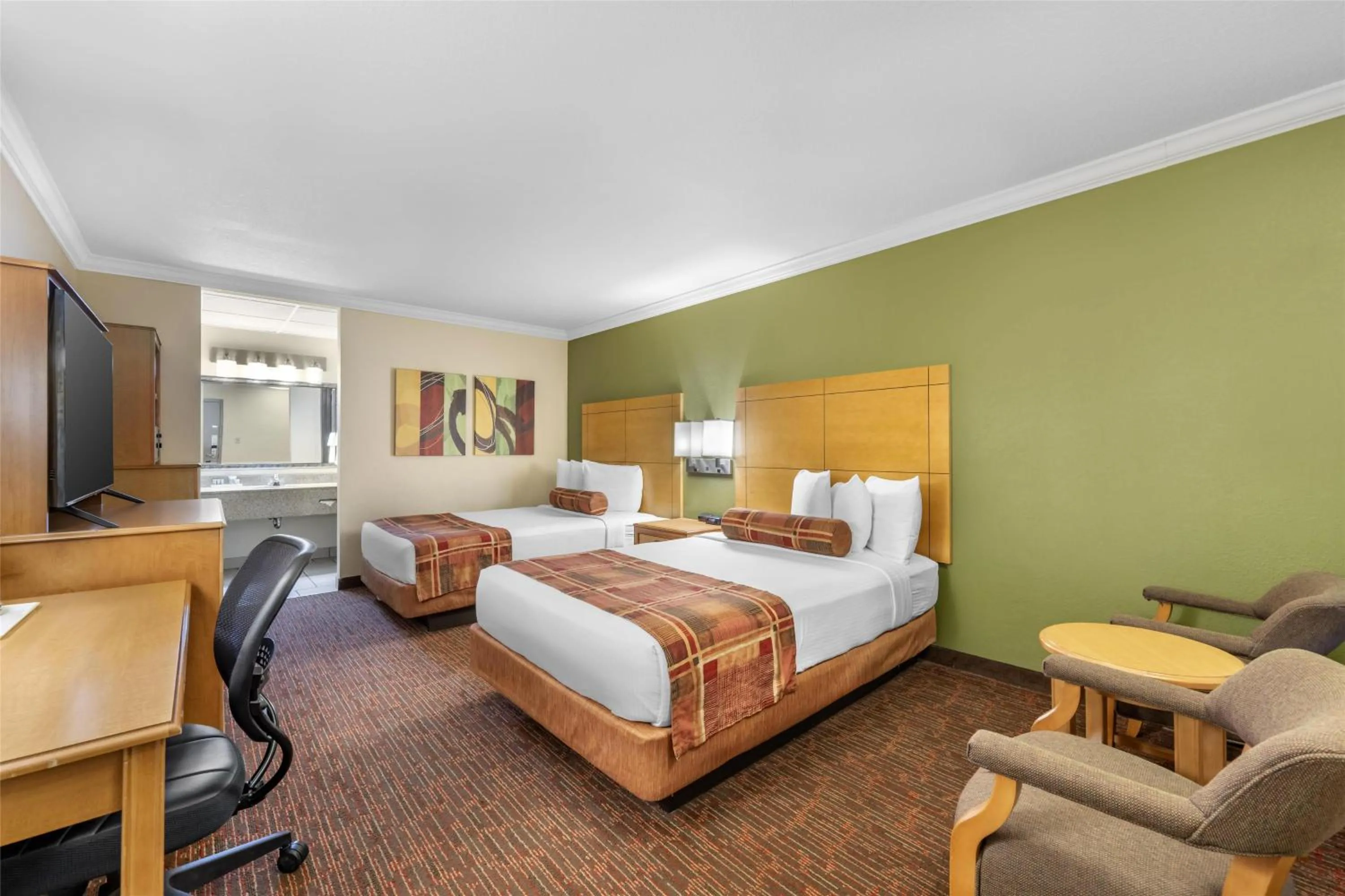 Double Room with Two Double Beds - Non-Smoking in Best Western Angus Inn