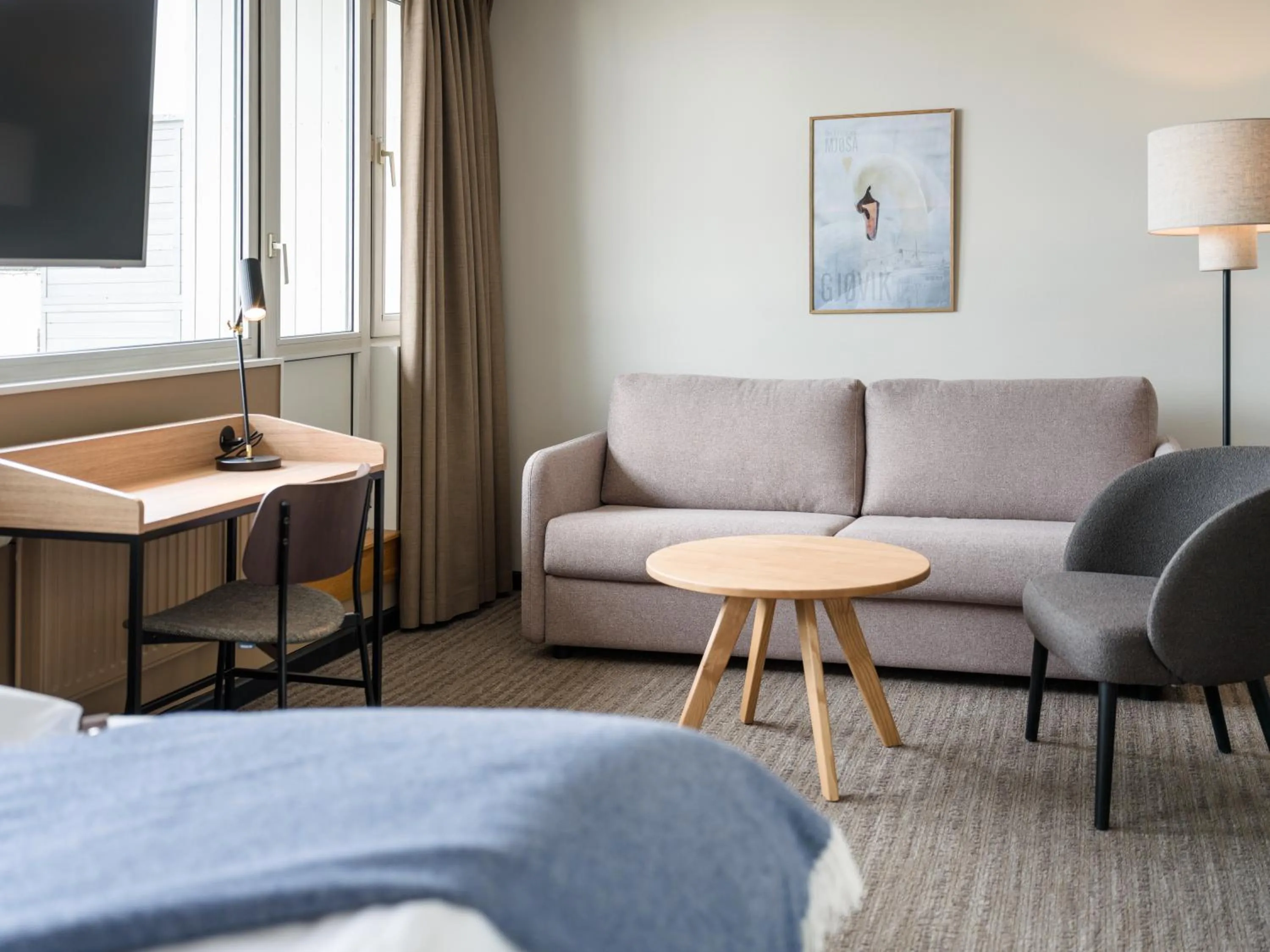 Deluxe Room With Balcony in Quality Hotel Strand Gjøvik