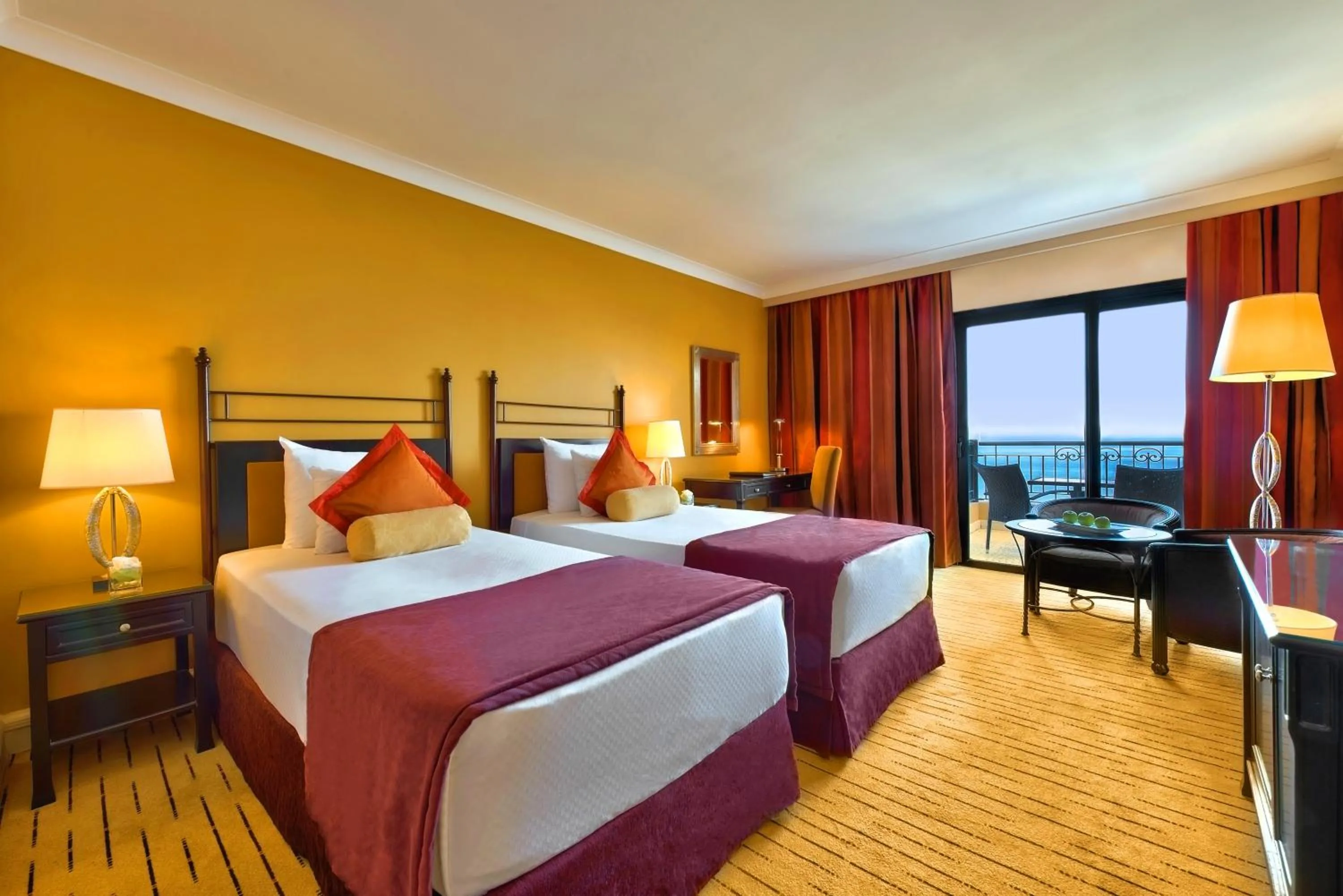 Deluxe Triple Room with Sea View in Corinthia St George's Bay