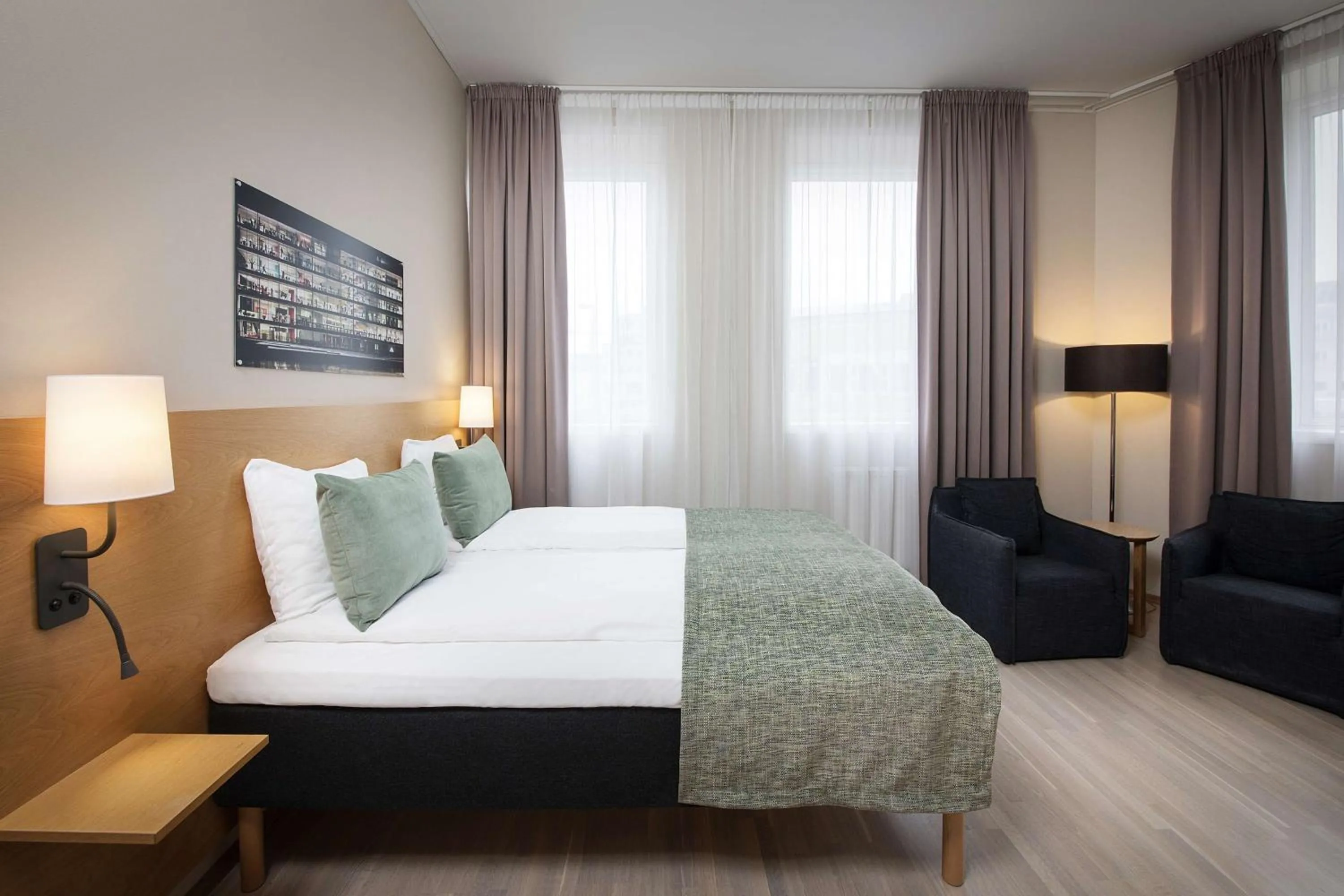 Economy Twin Room (exterior building) in Scandic Ambassadeur Drammen