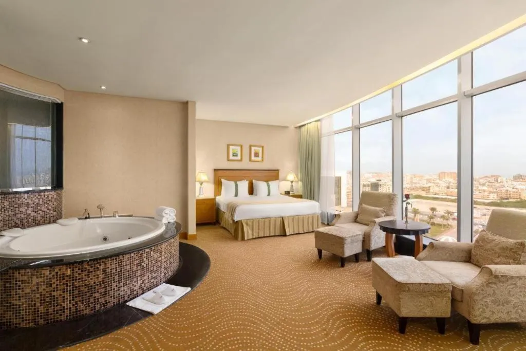 Executive Suite with panoramic view with Jacuzzi in Eastyard Khobar Hotel - Formerly Ramada by Wyndham Khobar