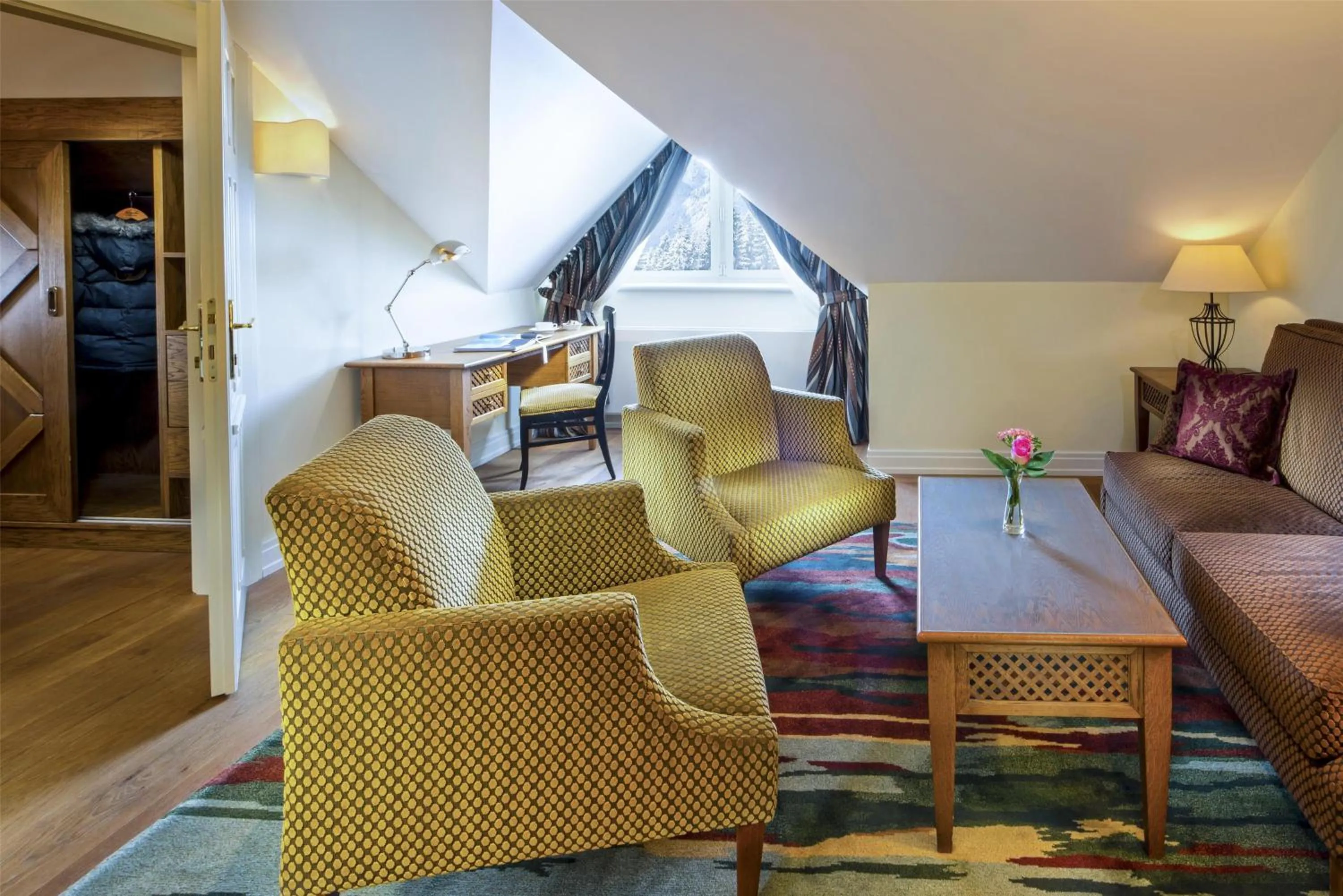 Deluxe Attic Suite in Grand Hotel Kempinski High Tatras