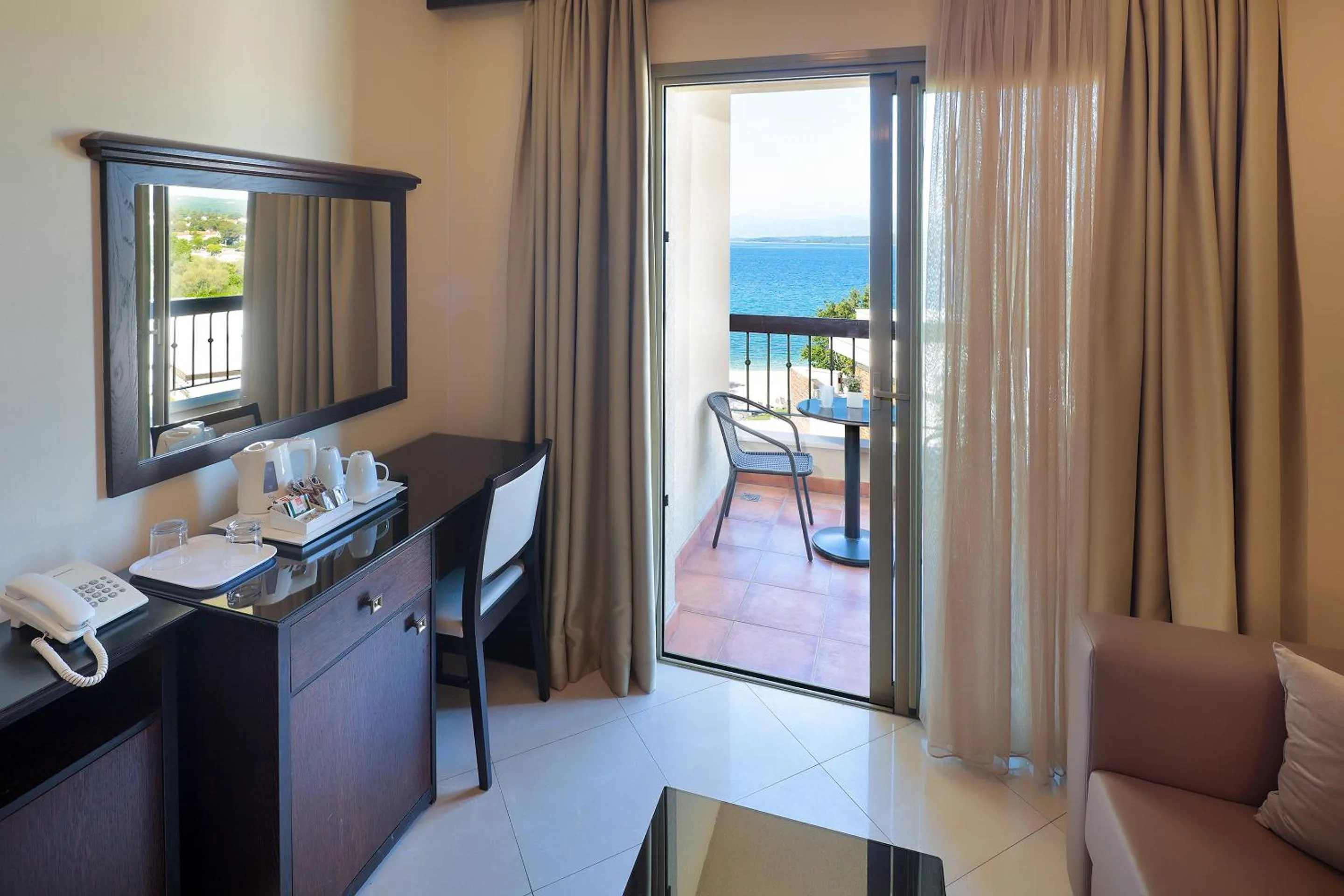 Superior Double Room with Balcony and Sea View in Blue Waves Resort