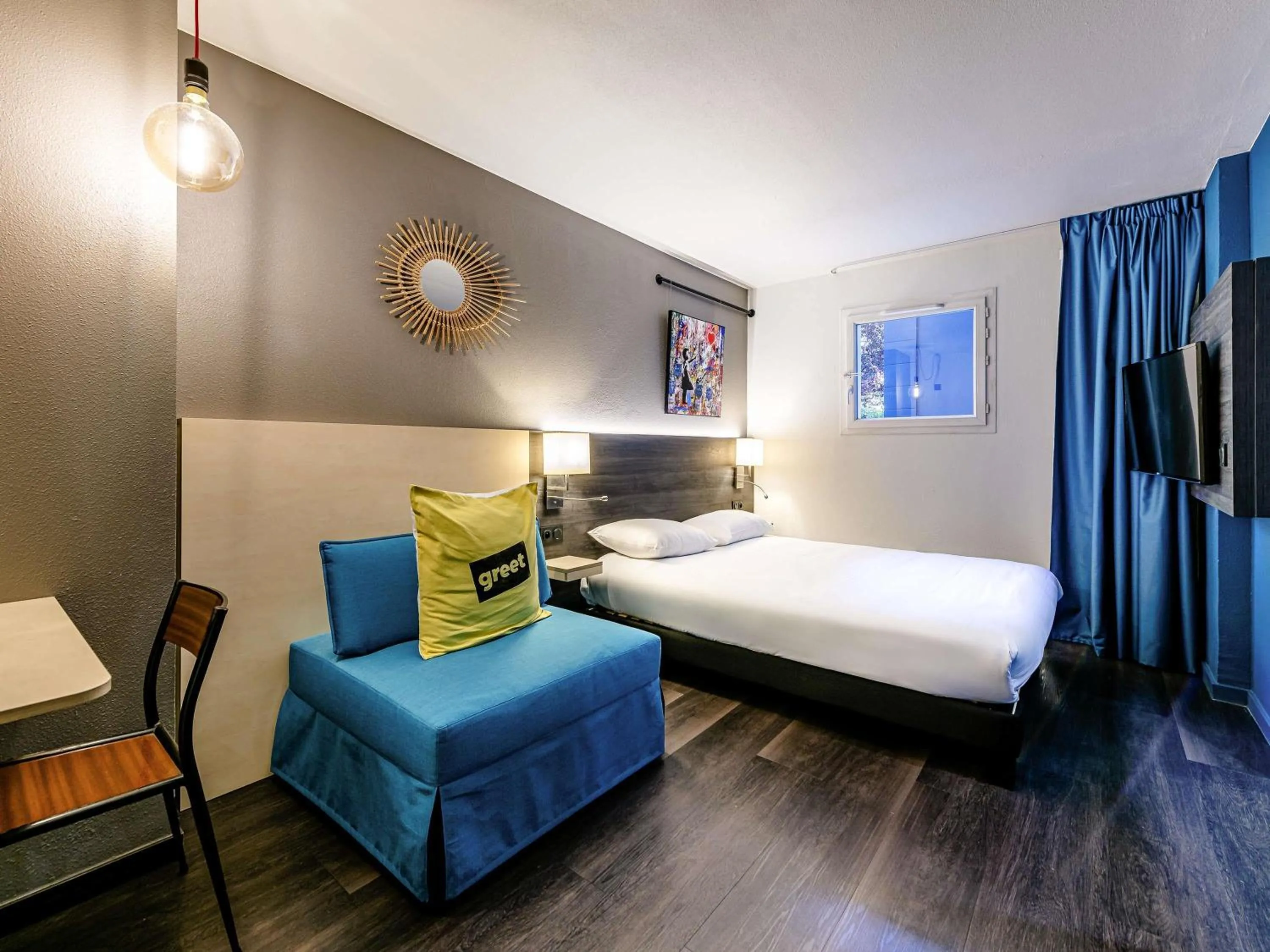 Superior Pop Double Room in Greet Hotel Bordeaux Floirac Arena