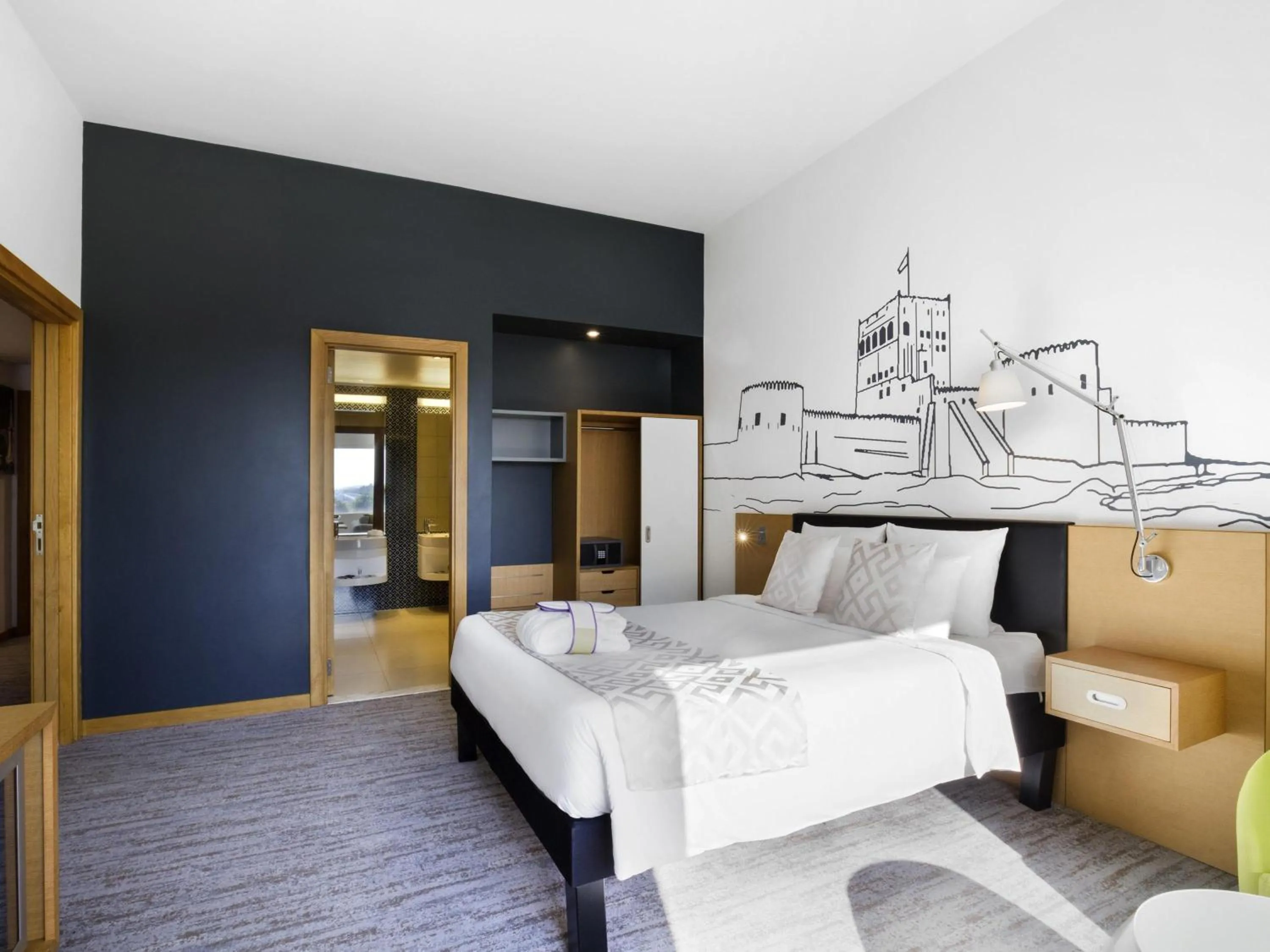 Deluxe Double Room with Pool View in Mercure Sohar