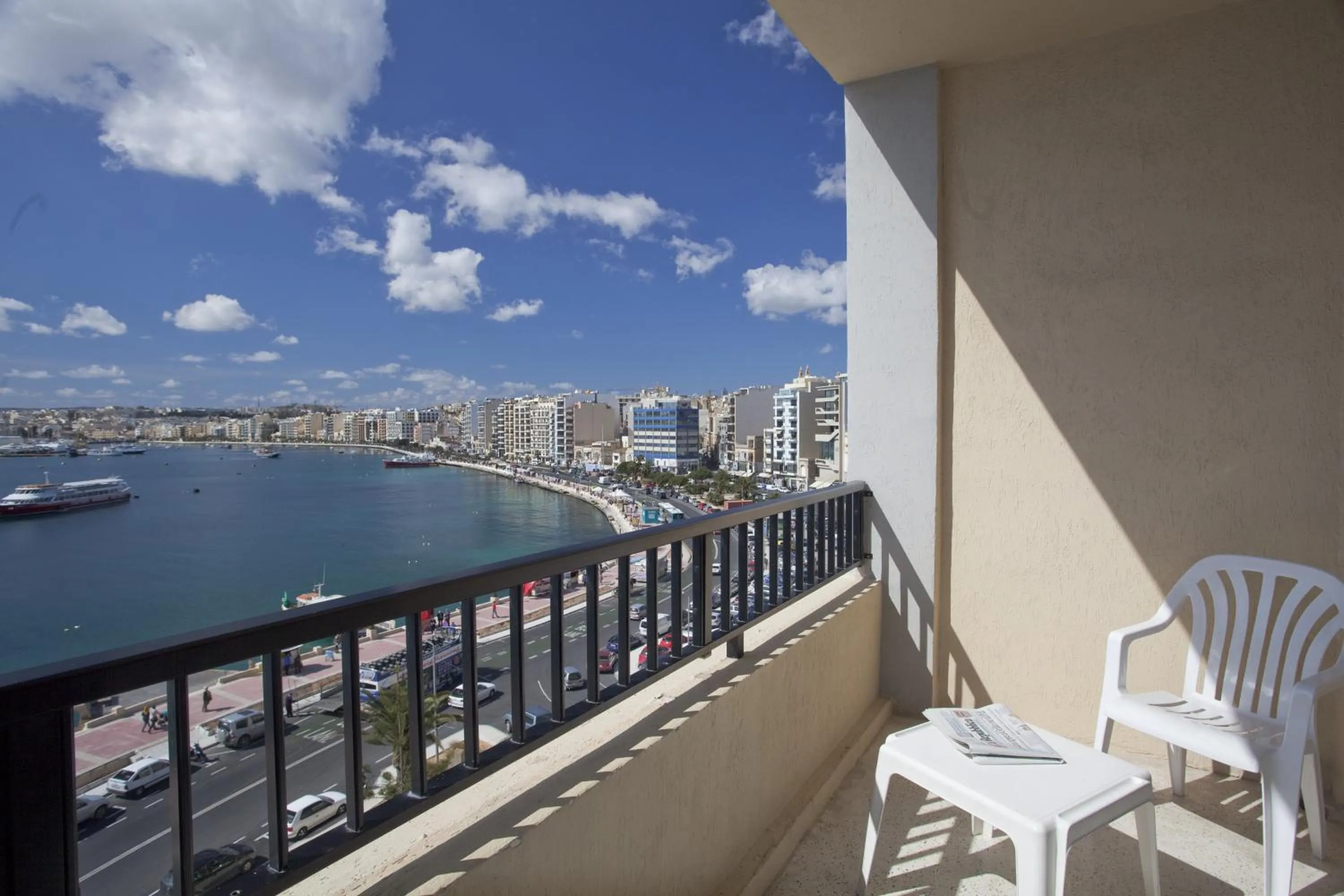 Double or Twin Room with Balcony and Sea View in Sliema Marina Hotel