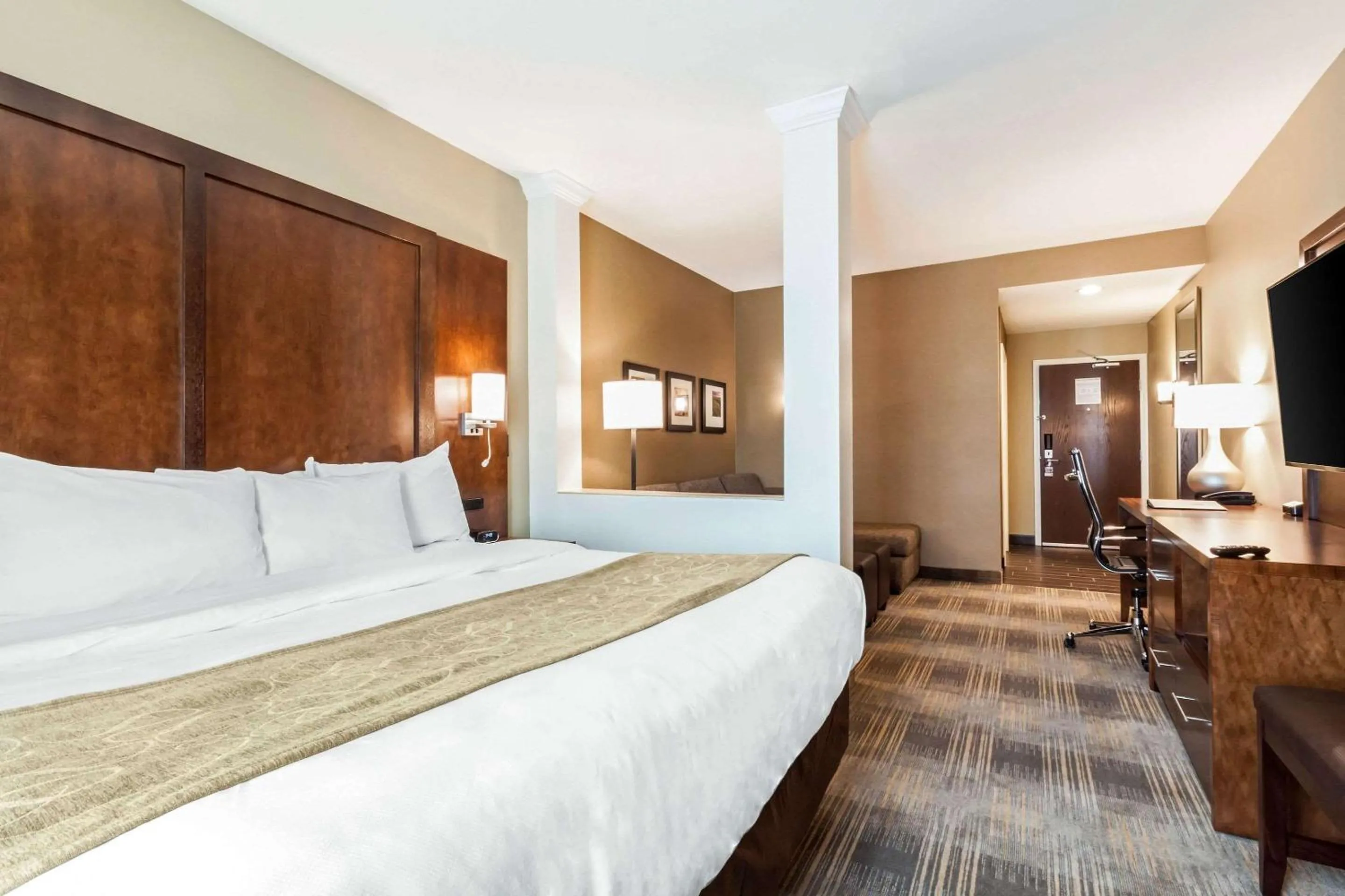 King Suite - Disability Access/Non-Smoking in Comfort Suites University Brookings