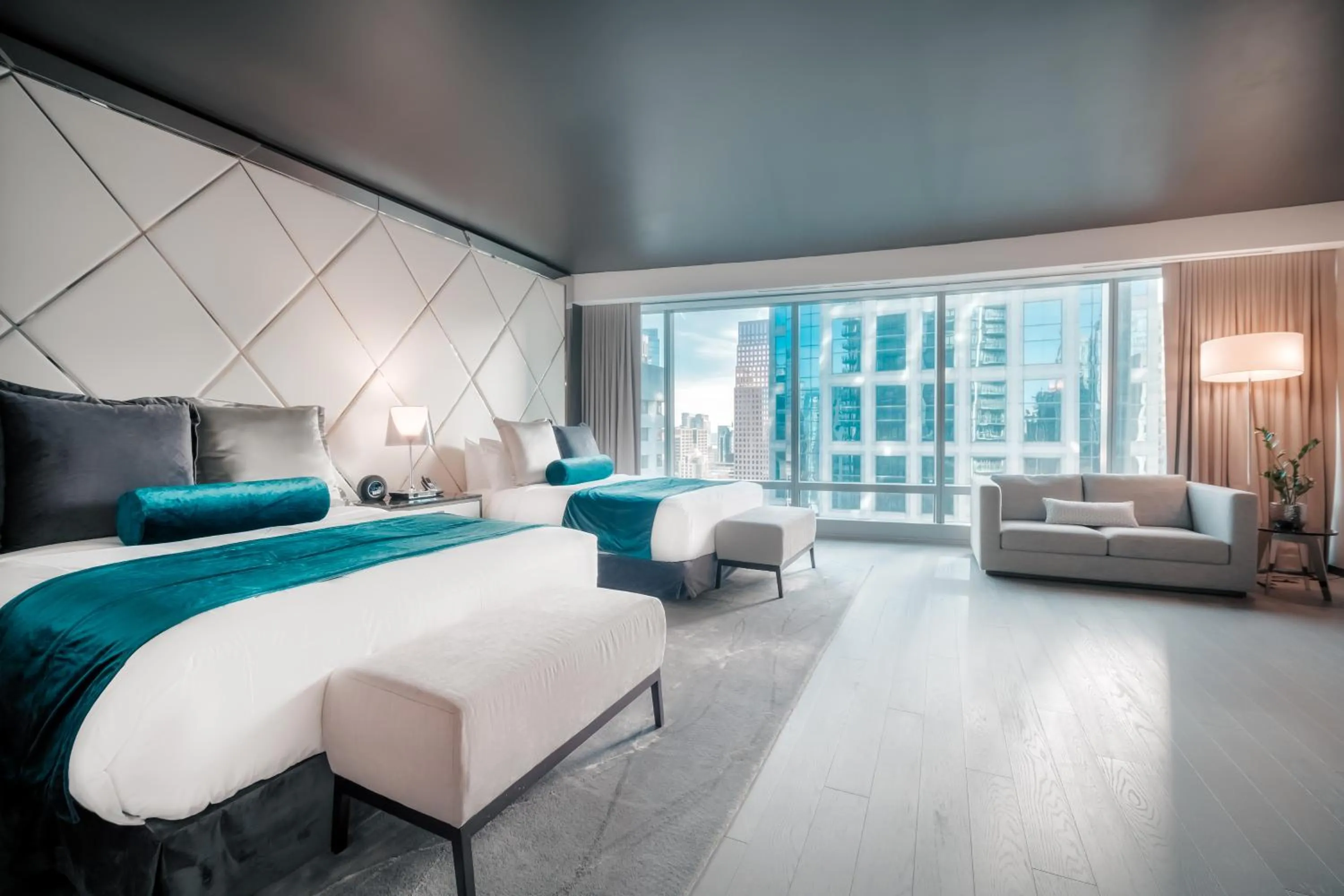 Executive Queen Room with Two Queen Beds in Paradox Vancouver