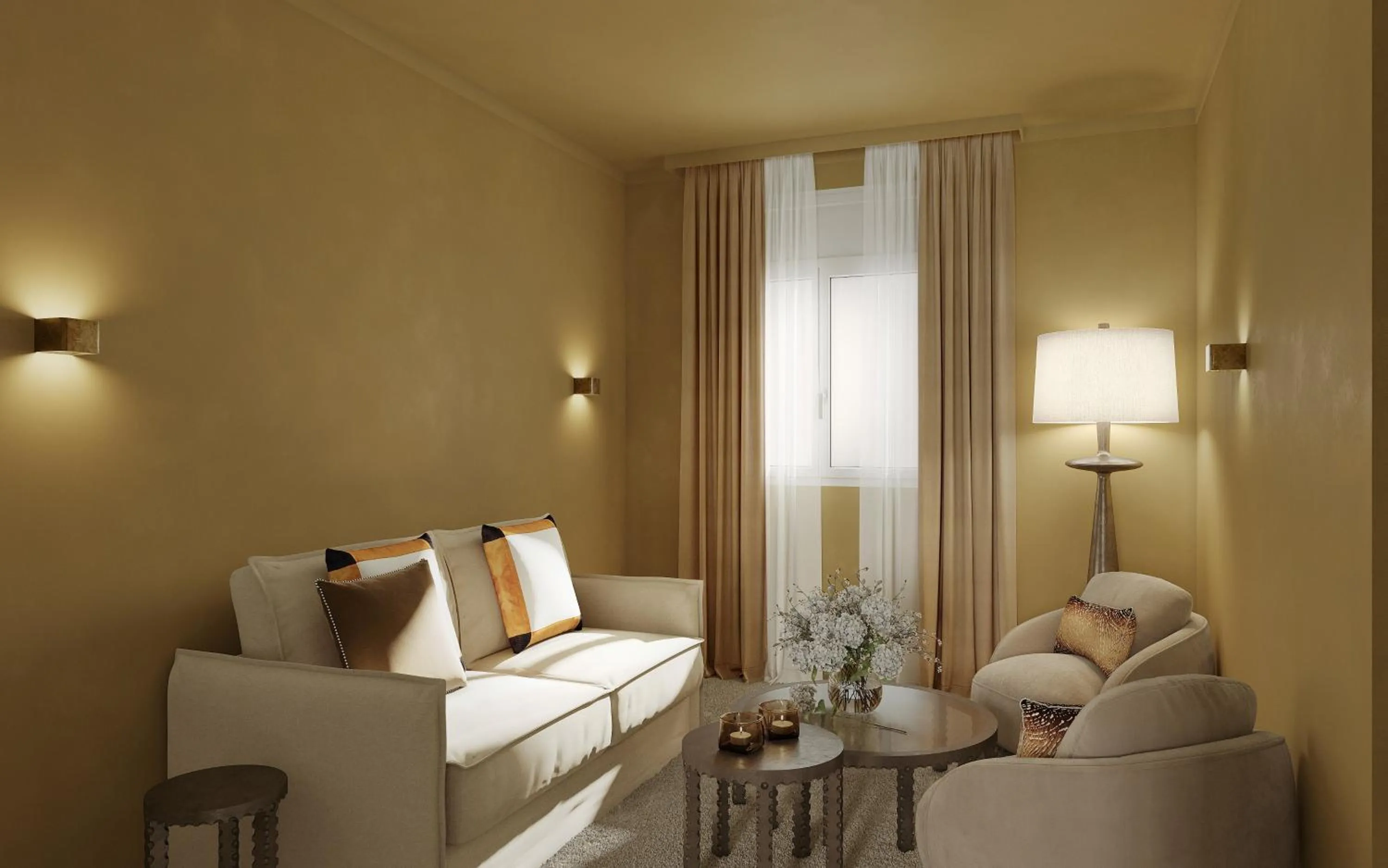 Prestige Suite Shower and Bath in Hotel Gounod Fully Renovated